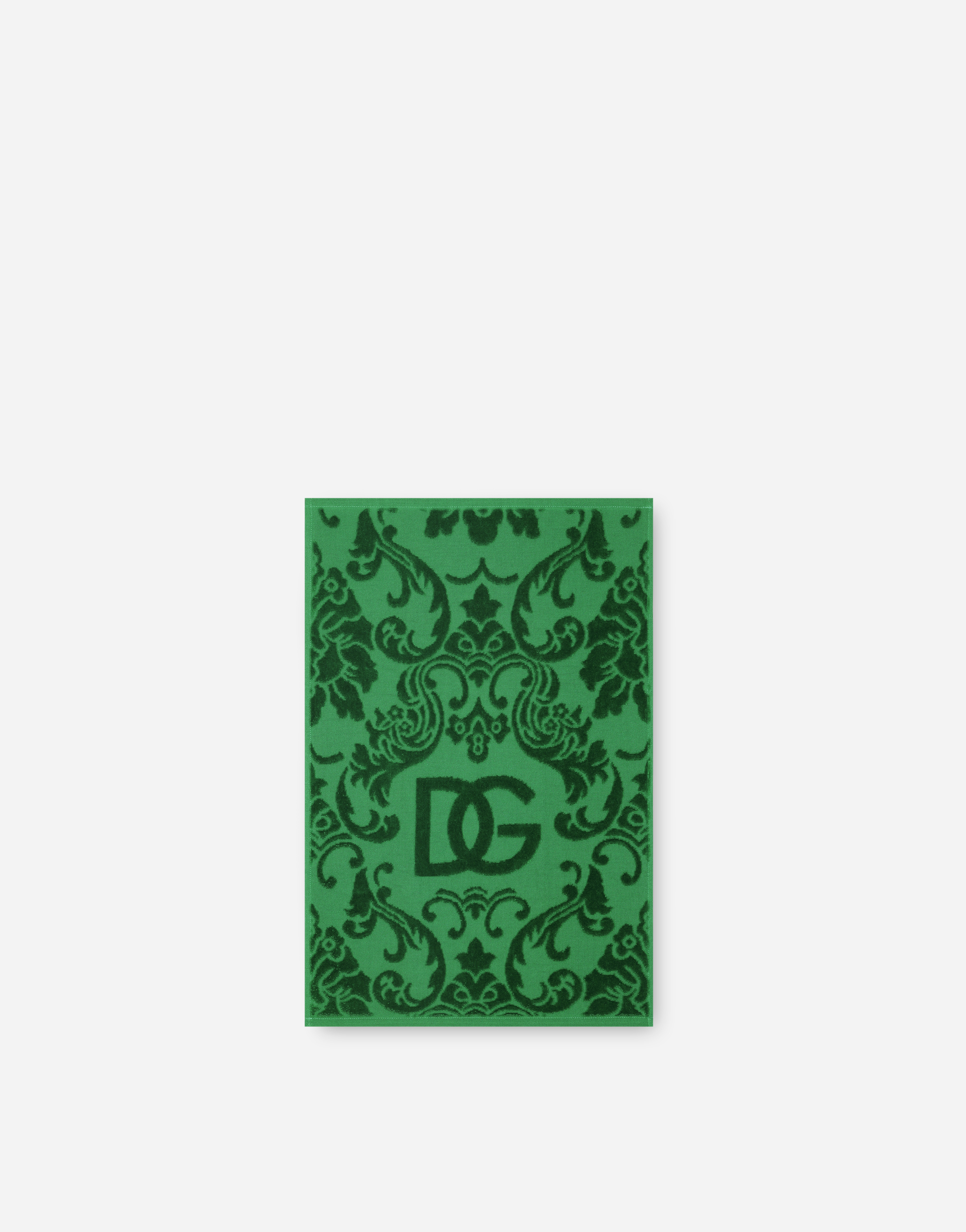 Dolce & Gabbana - Dg Logo Jacquard Set Of 5 Towels - Green In Multicolor
