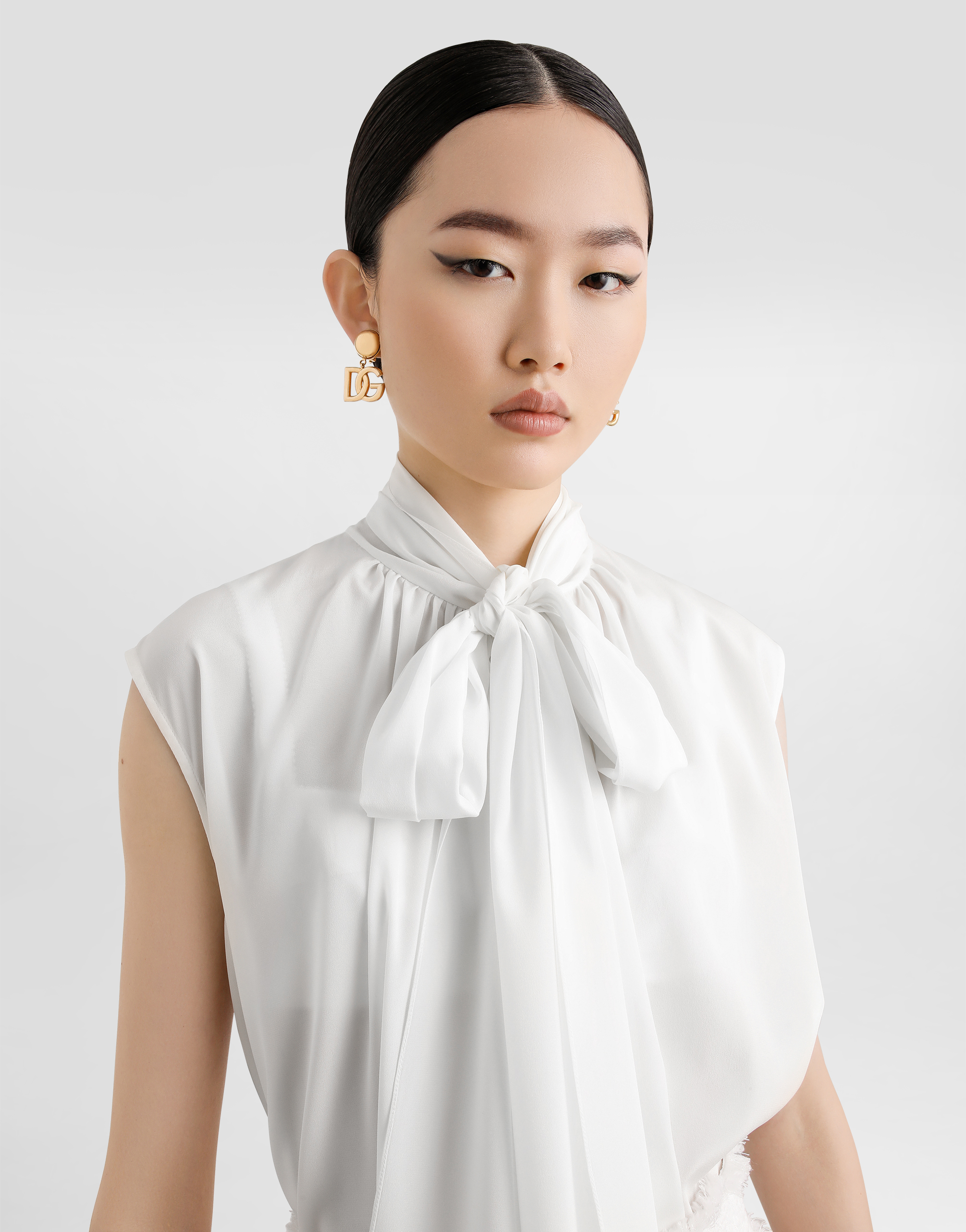 Crêpe de chine silk shirt