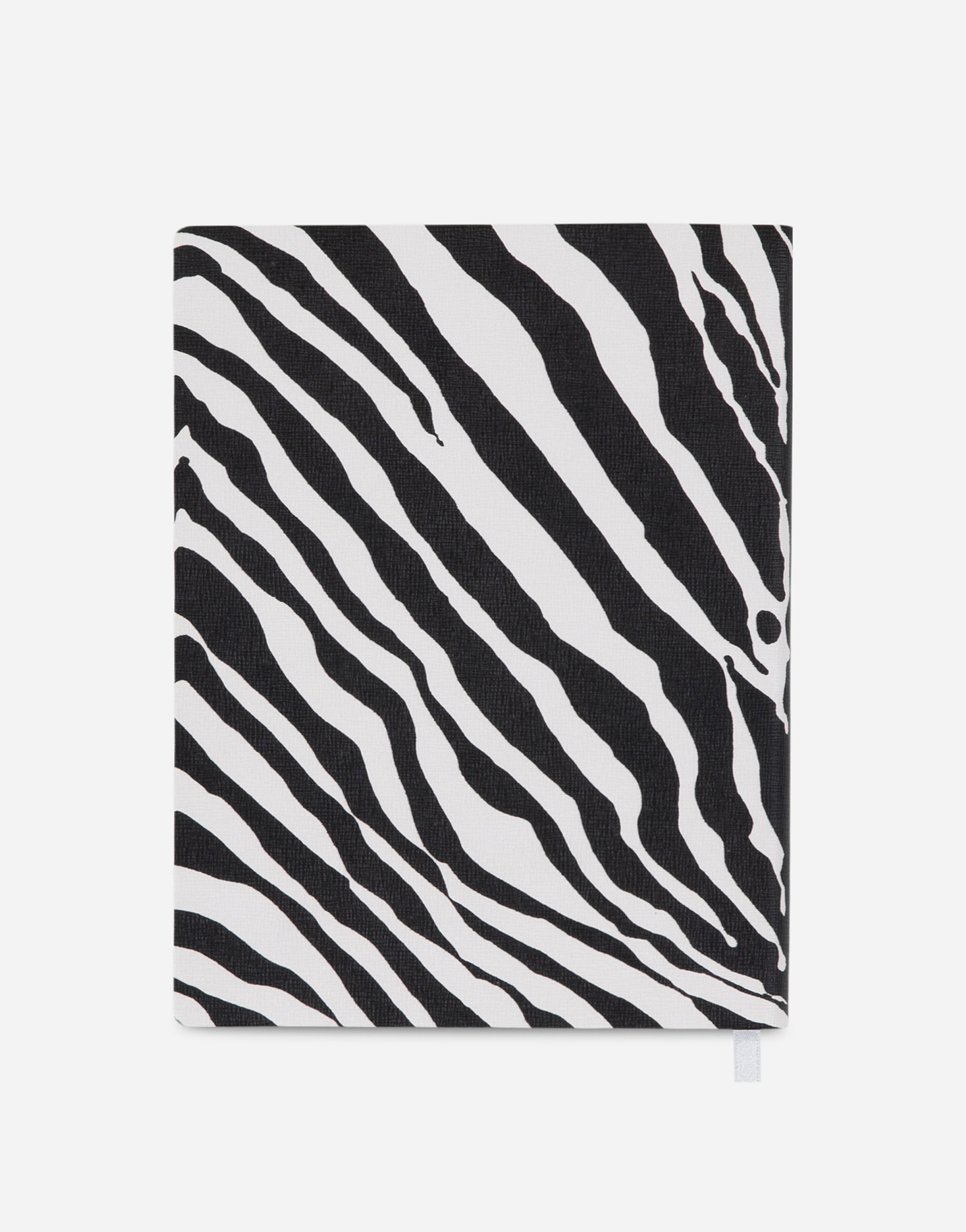 Dolce & Gabbana Large Ruled Notebook Leather Cover In Multicolor