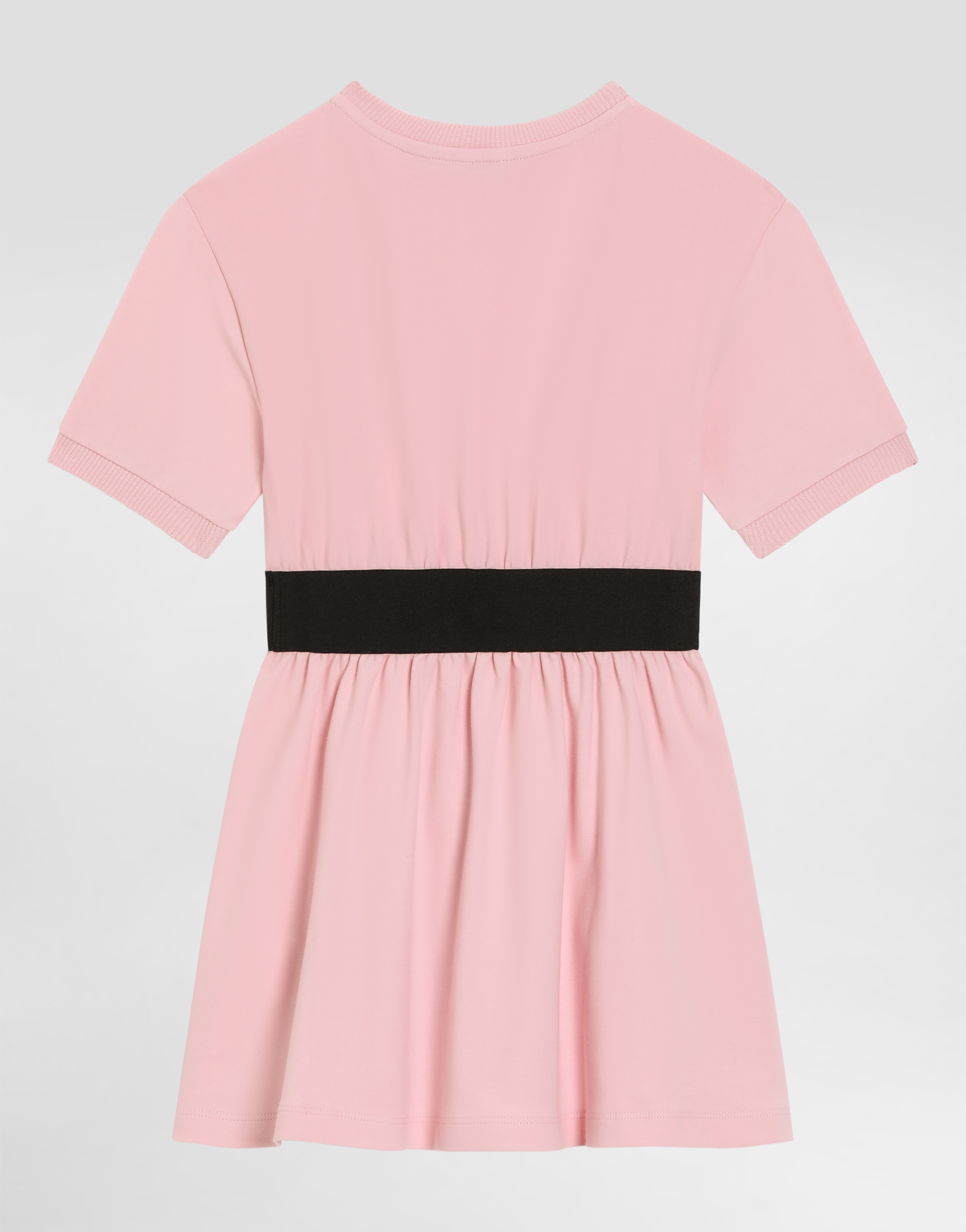 Dolce & Gabbana Teen Girls Pink Cotton Jersey Dress In ピンク