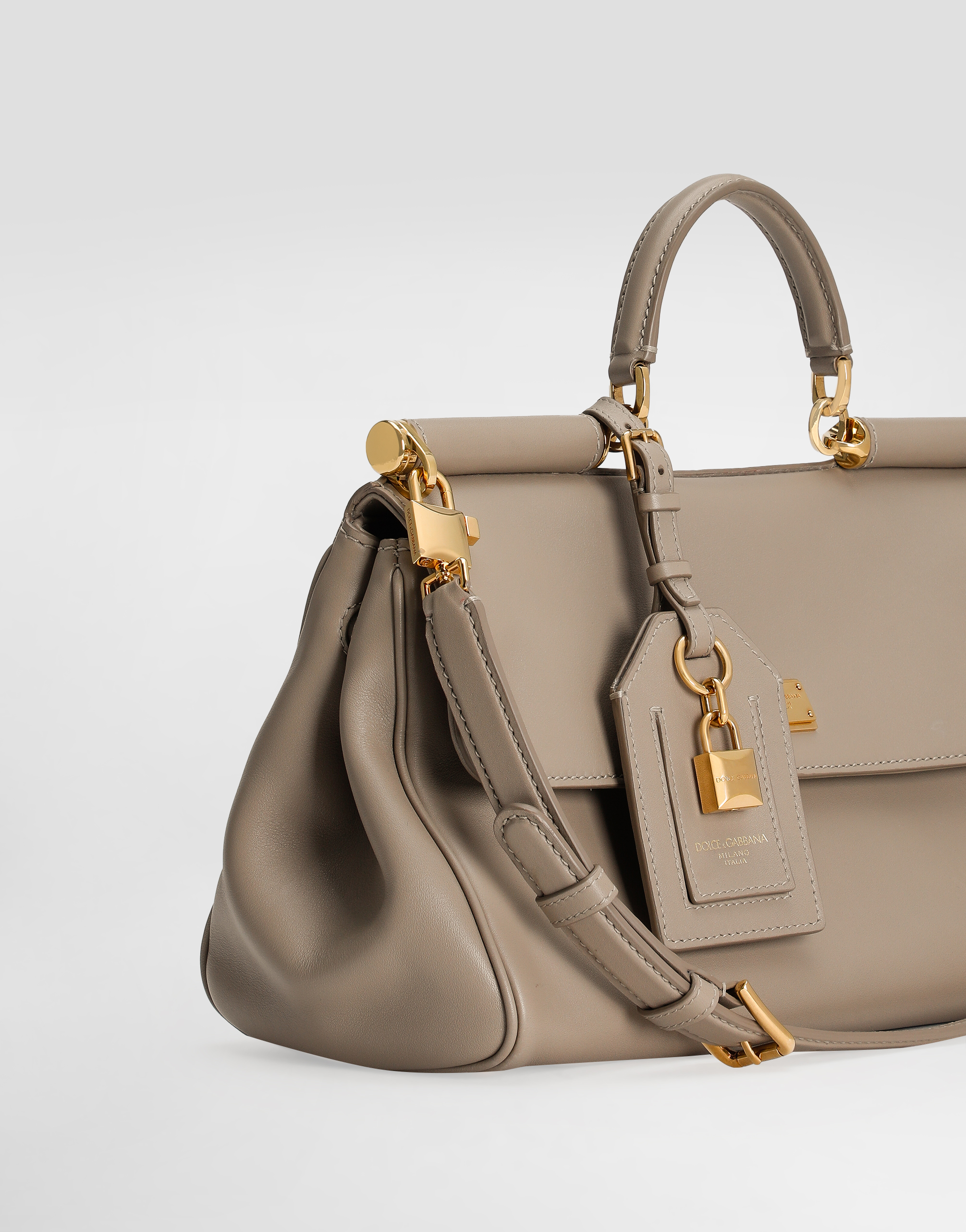 My Sicily handbag in plongé calfskin