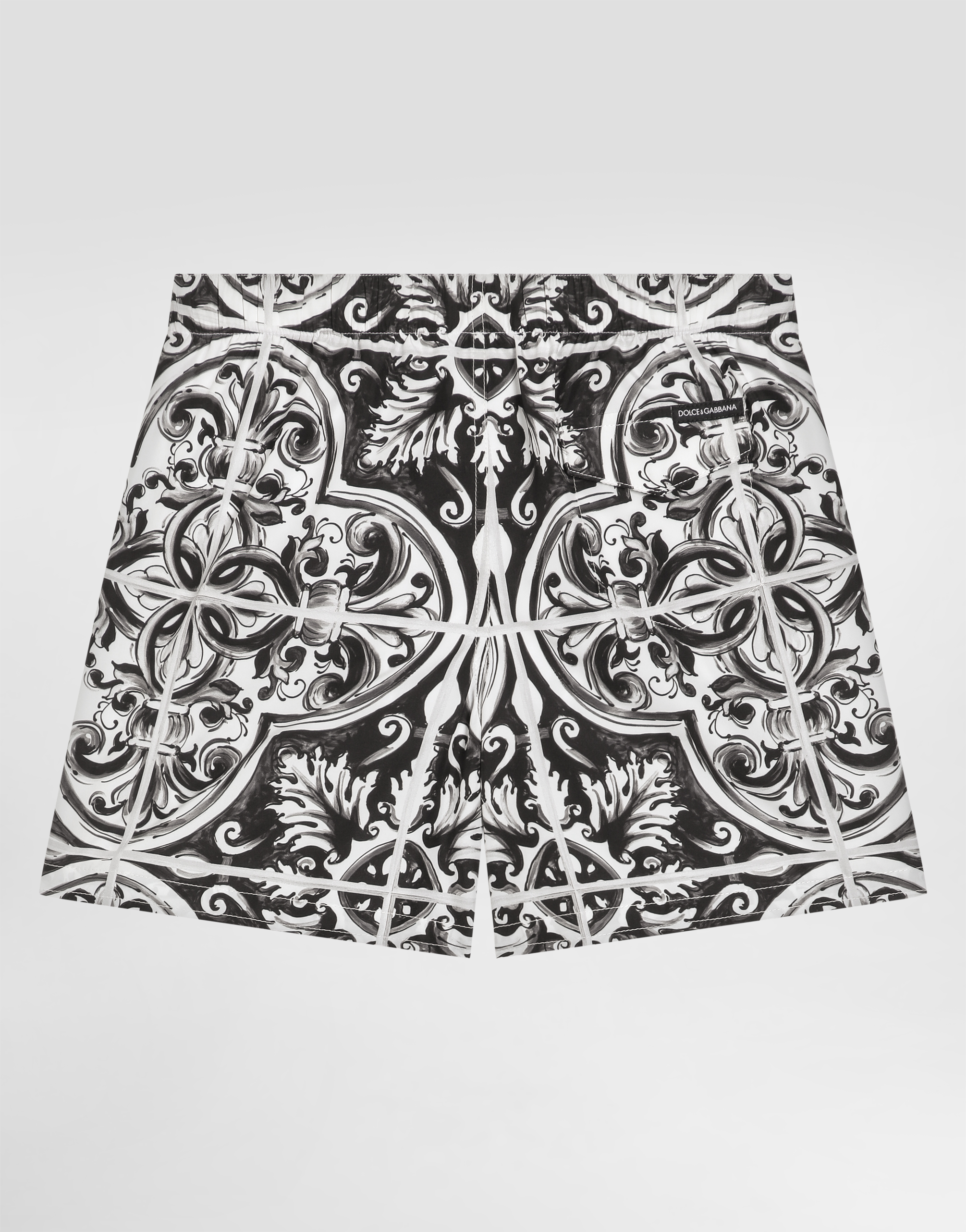 Dolce & Gabbana Majolica-print Canvas Medium Boxer Shorts