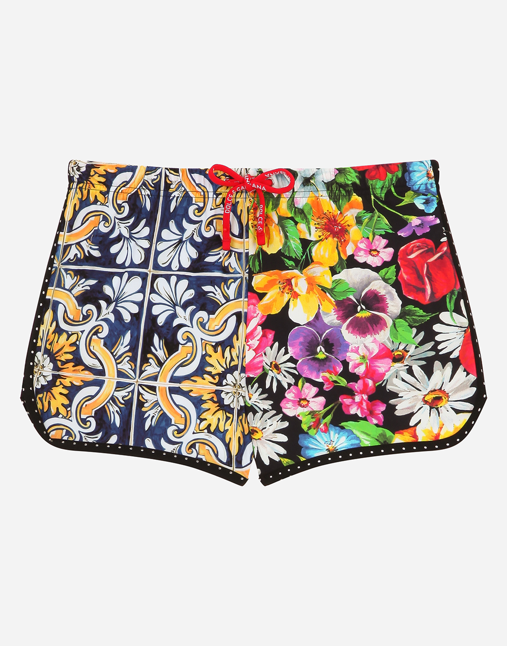 Dolce & Gabbana パッチワークデニムショーツ 00818-03.jpg