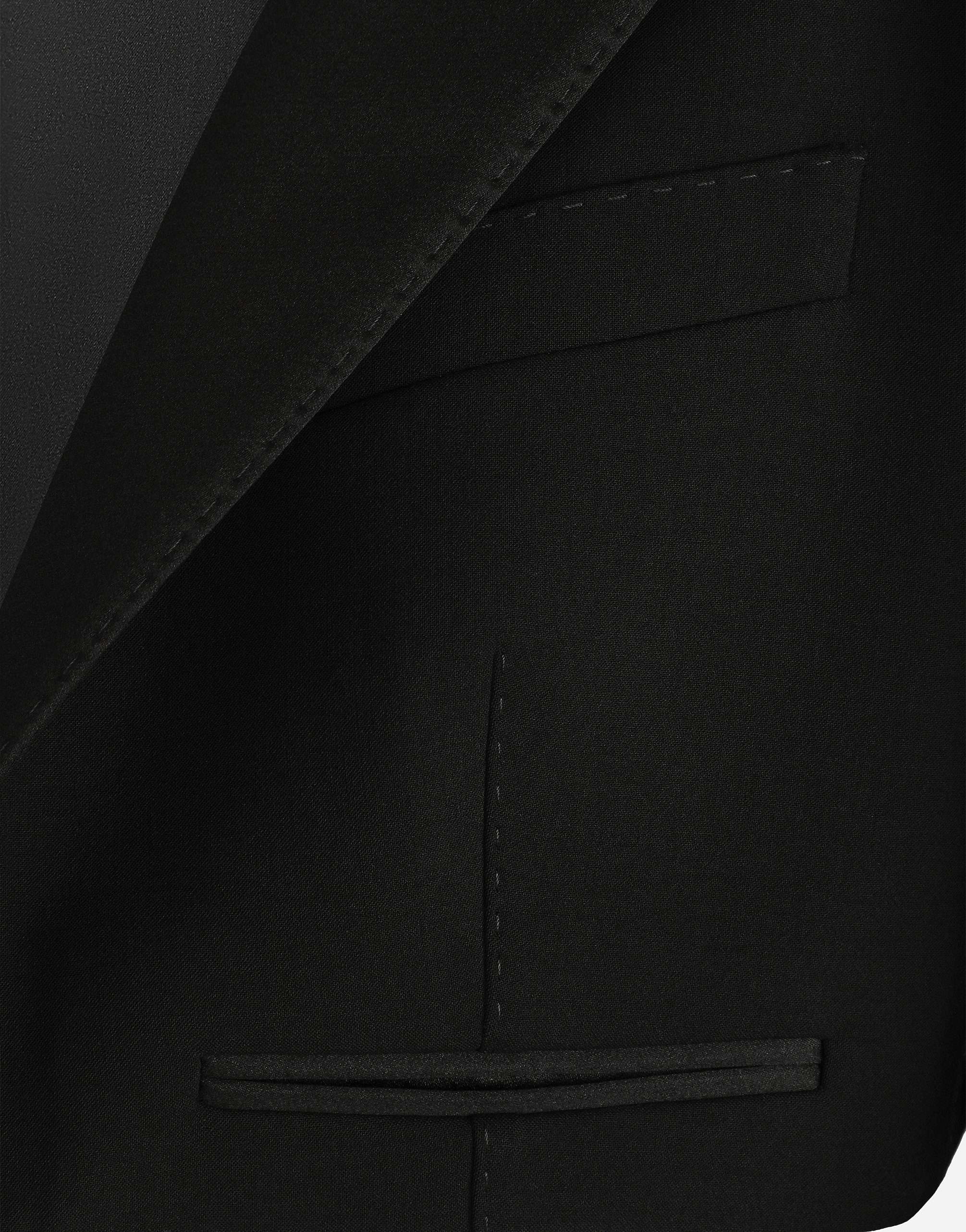 Wool gabardine Spencer tuxedo jacket