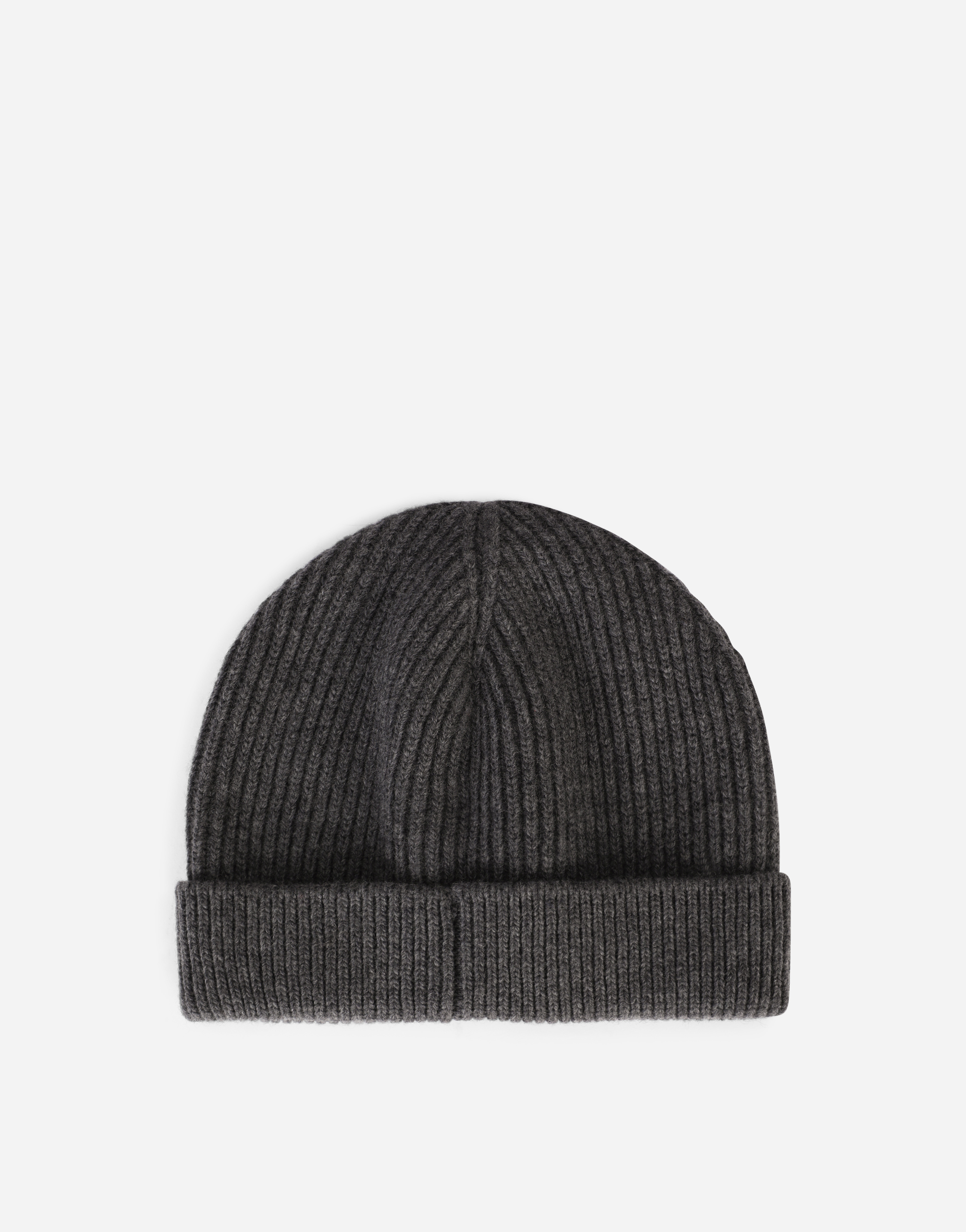 DOLCE & GABBANA WOOL FISHERMAN’S RIB KNIT HAT
