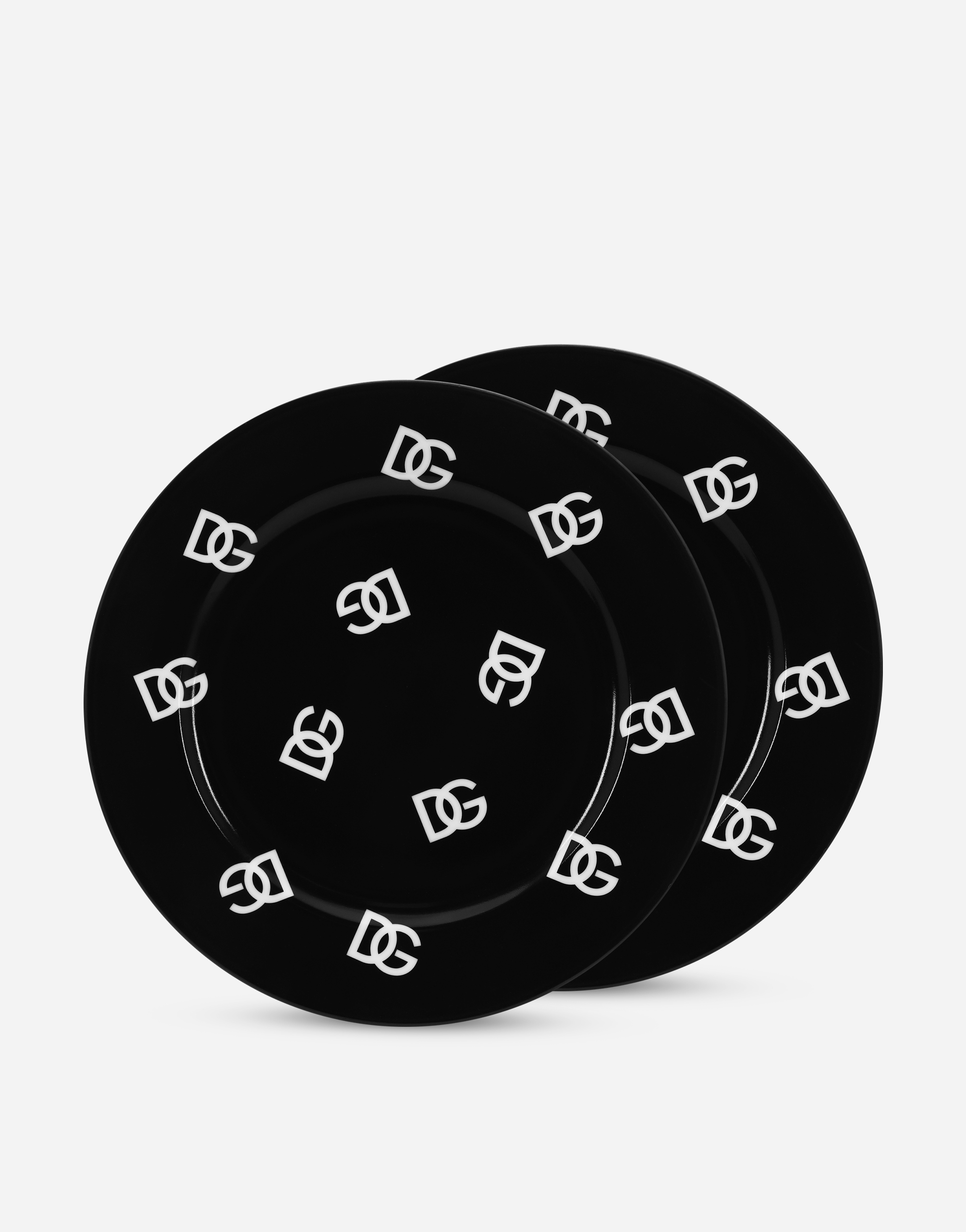 Set 2 Porcelain Dinner Plates