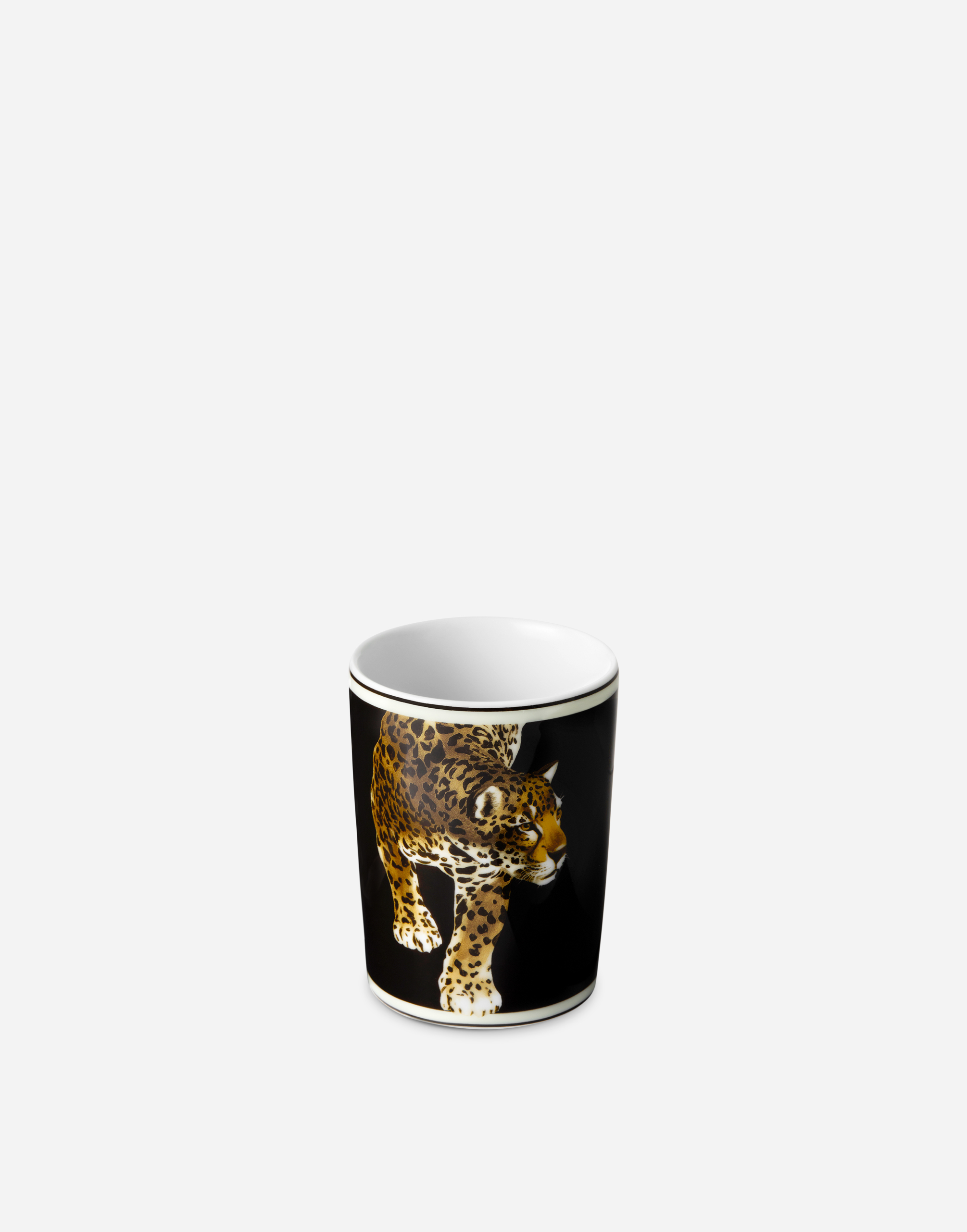 Dolce & Gabbana Porcelain Water Glass In Multicolor