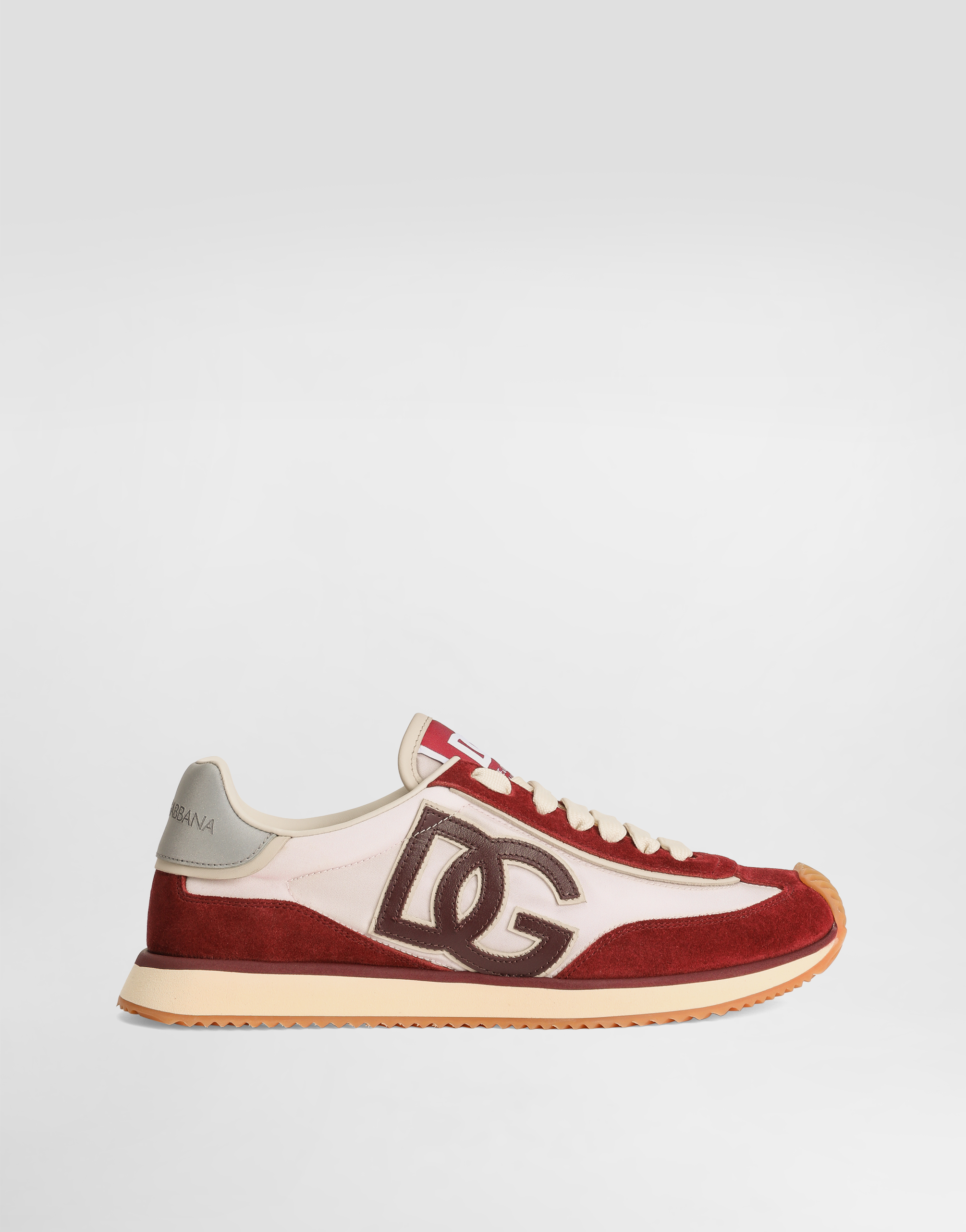 Dolce & Gabbana Sneaker Bassa Dragon+crosta+vi Bianco/bianco Sneakers Bordeaux In Multi