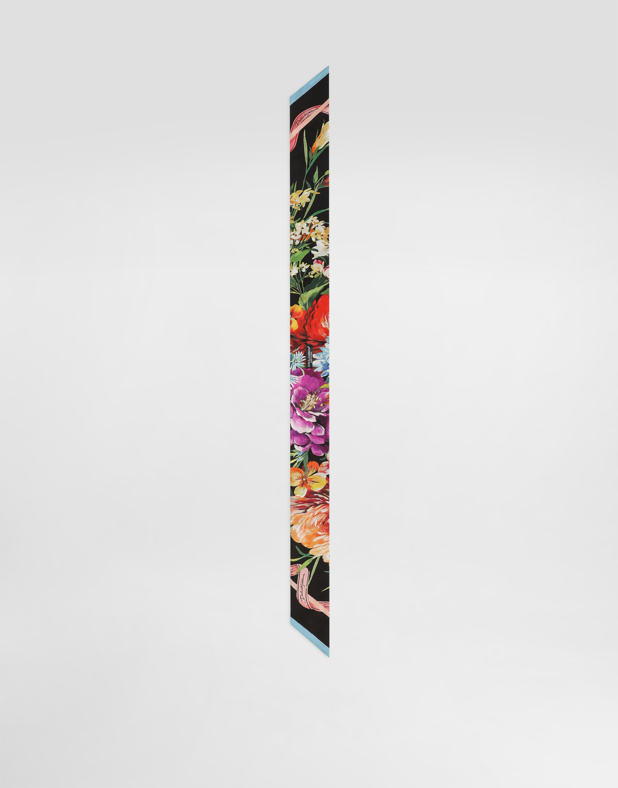 Dolce & Gabbana Silk Twill Bandeau In Multi