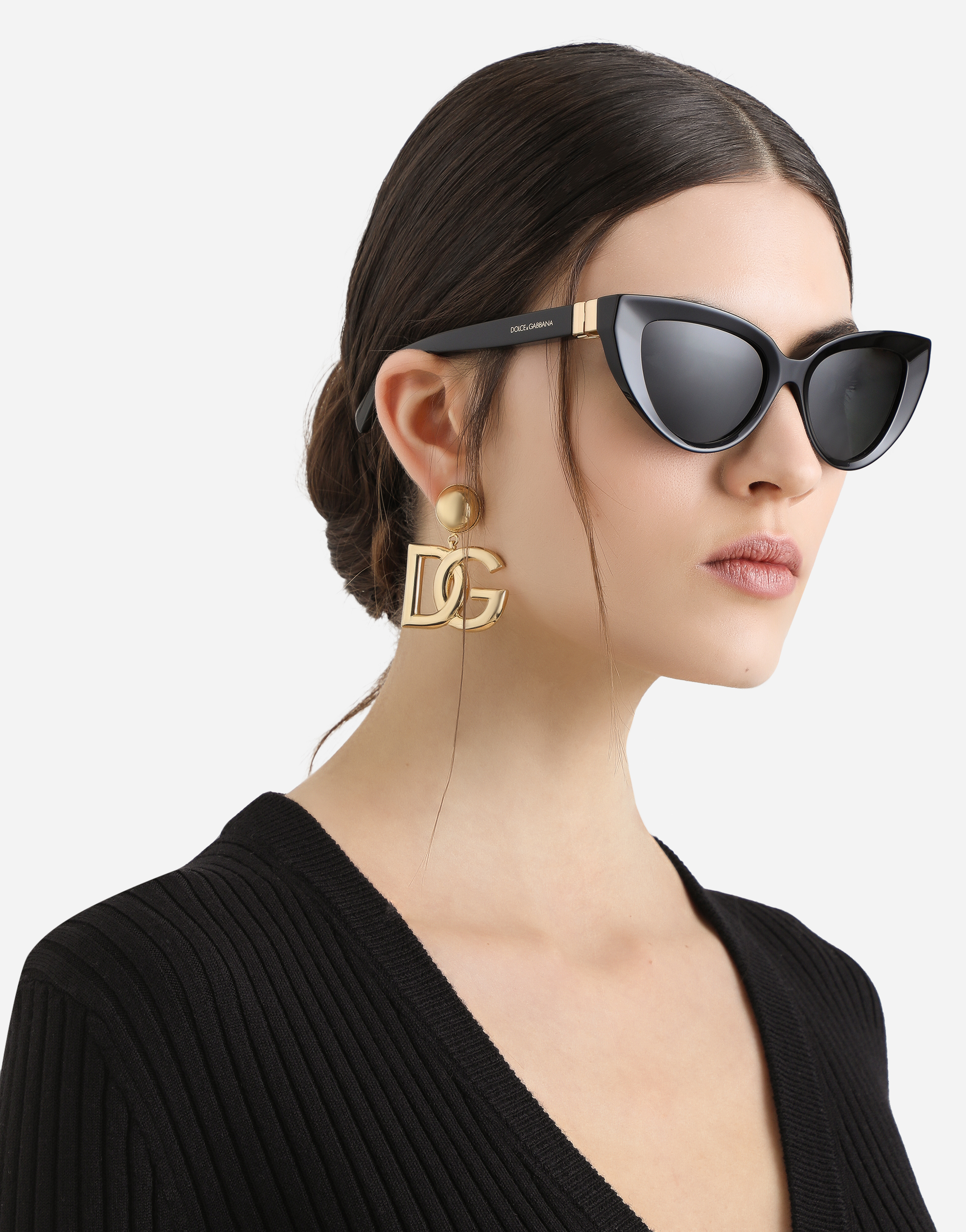 Dolce & Gabbana Dg Hinge Sunglasses In Black