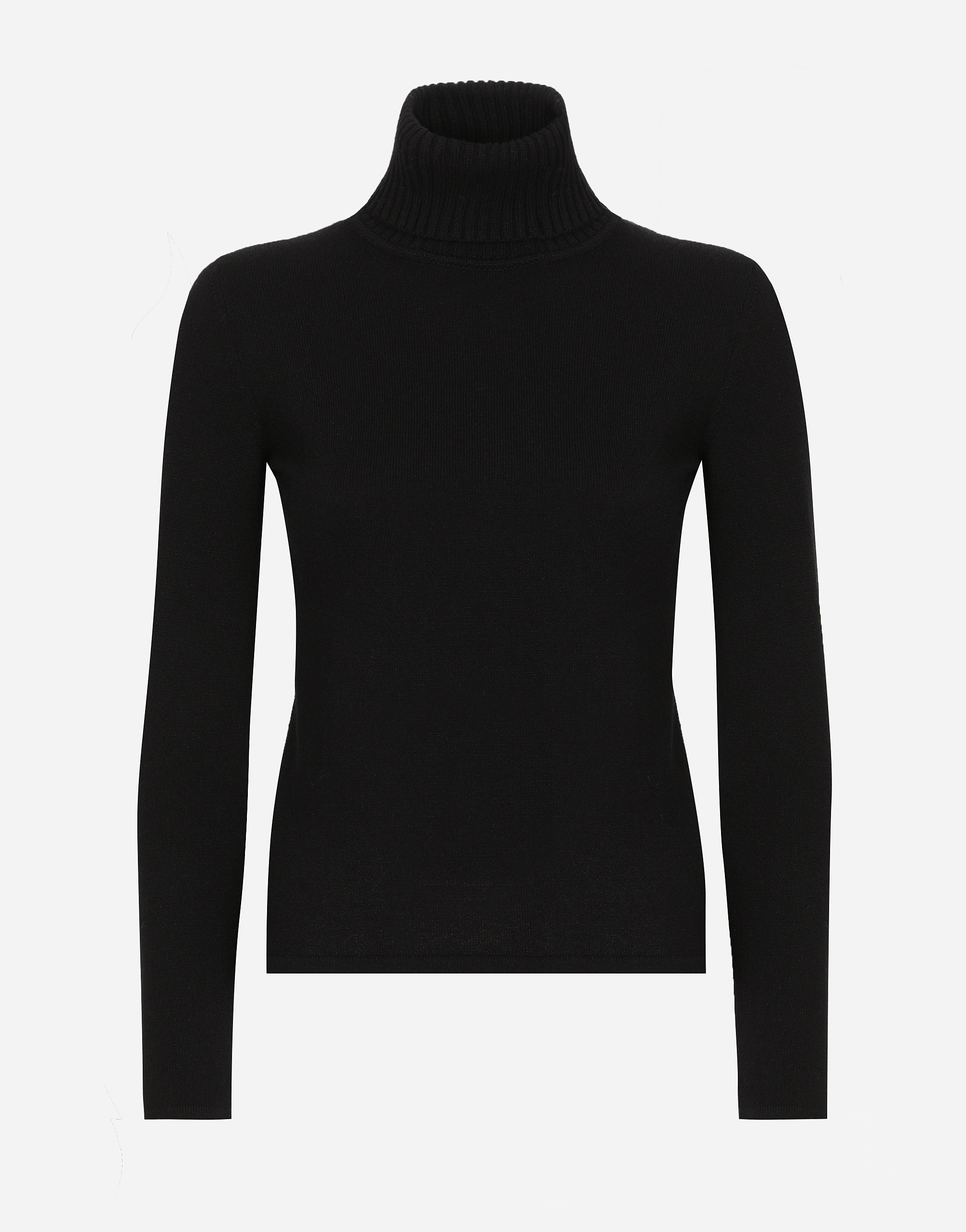 Dolce & Gabbana Cashmere Turtle-neck Sweater - Woman Sweaters And Cardigans Black