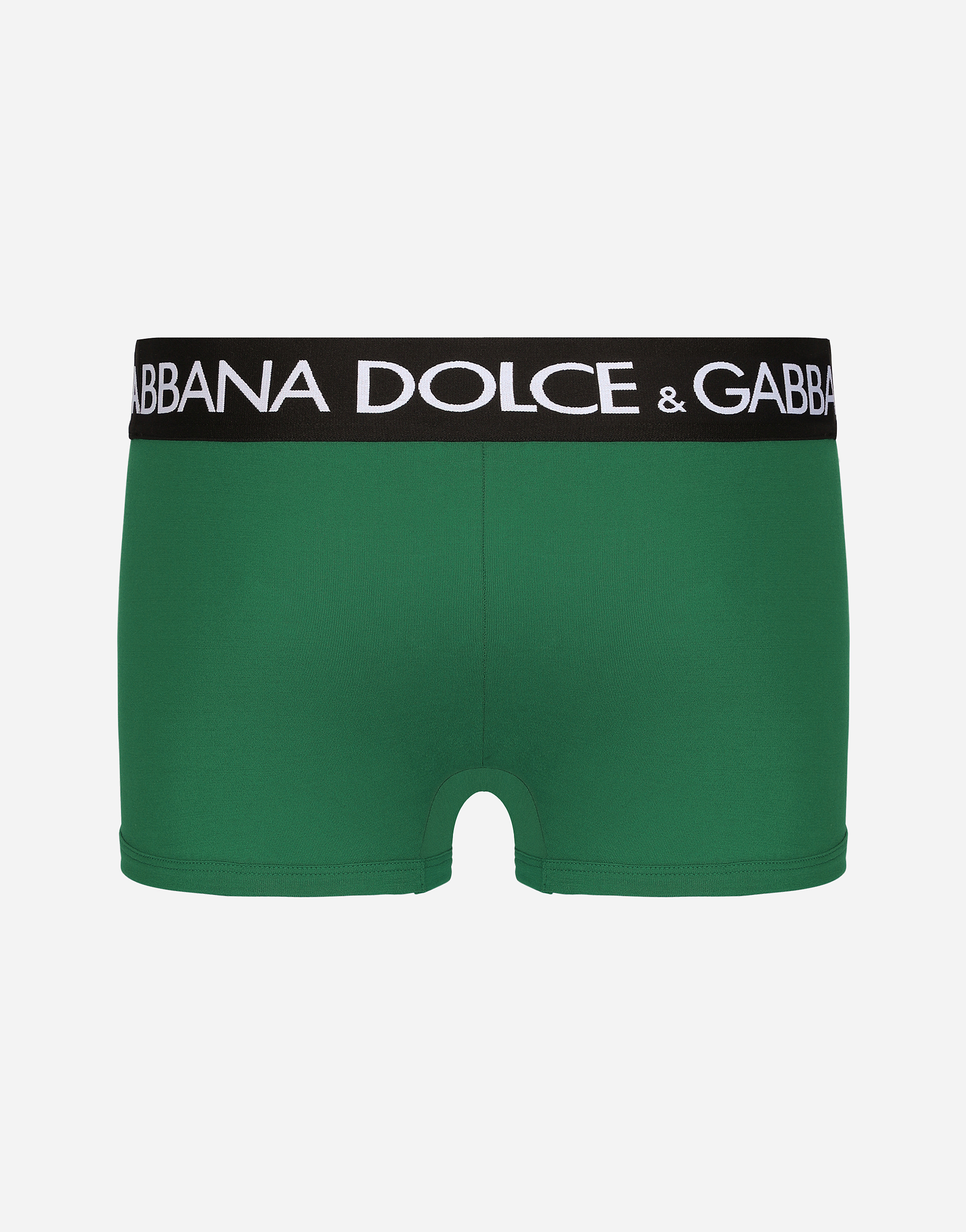 Dolce & Gabbana Logo-waistband Jersey Boxers In グリーン