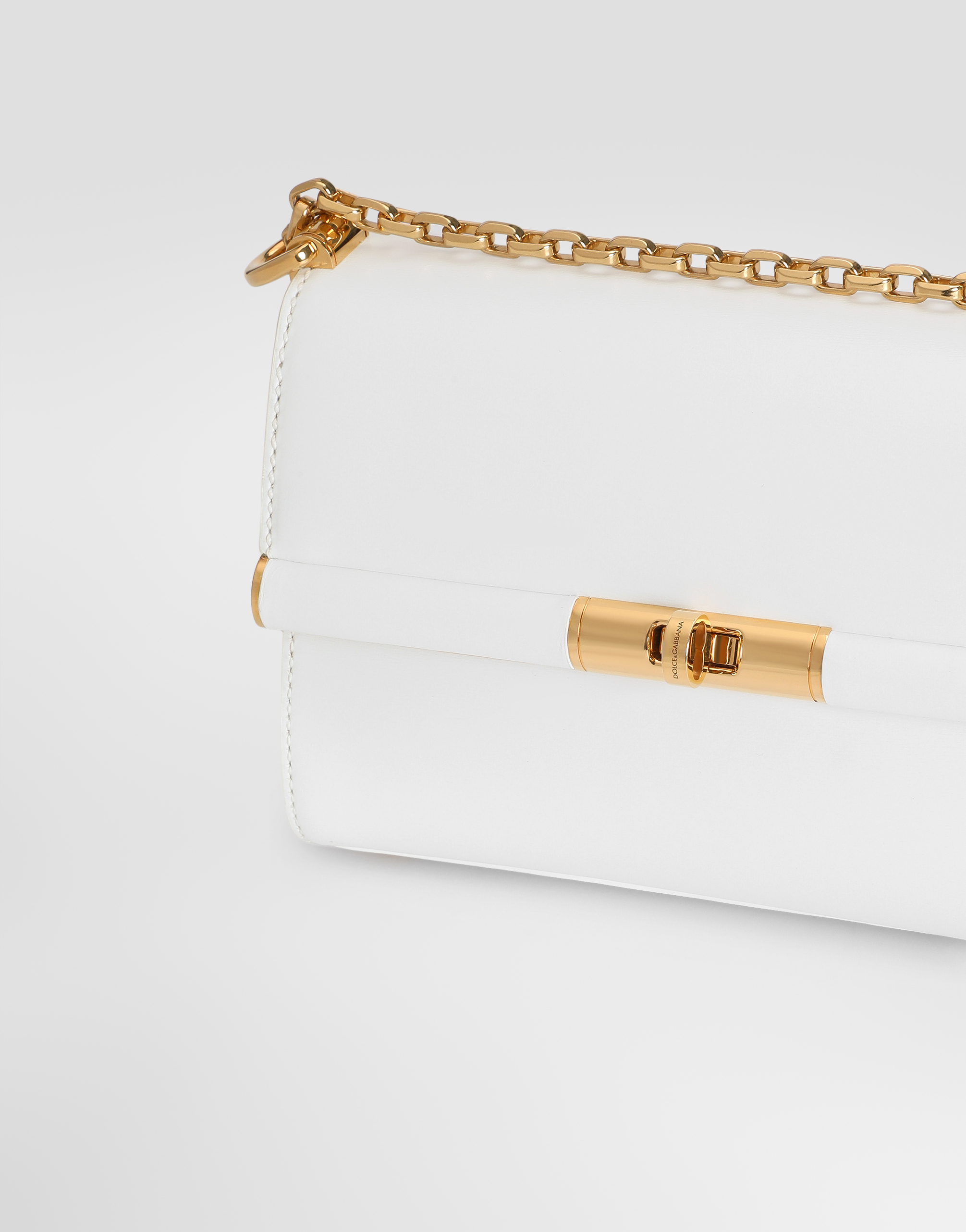 Dolce & Gabbana Dolce&gabbana Marlene Chain Strap Shoulder Bag In White