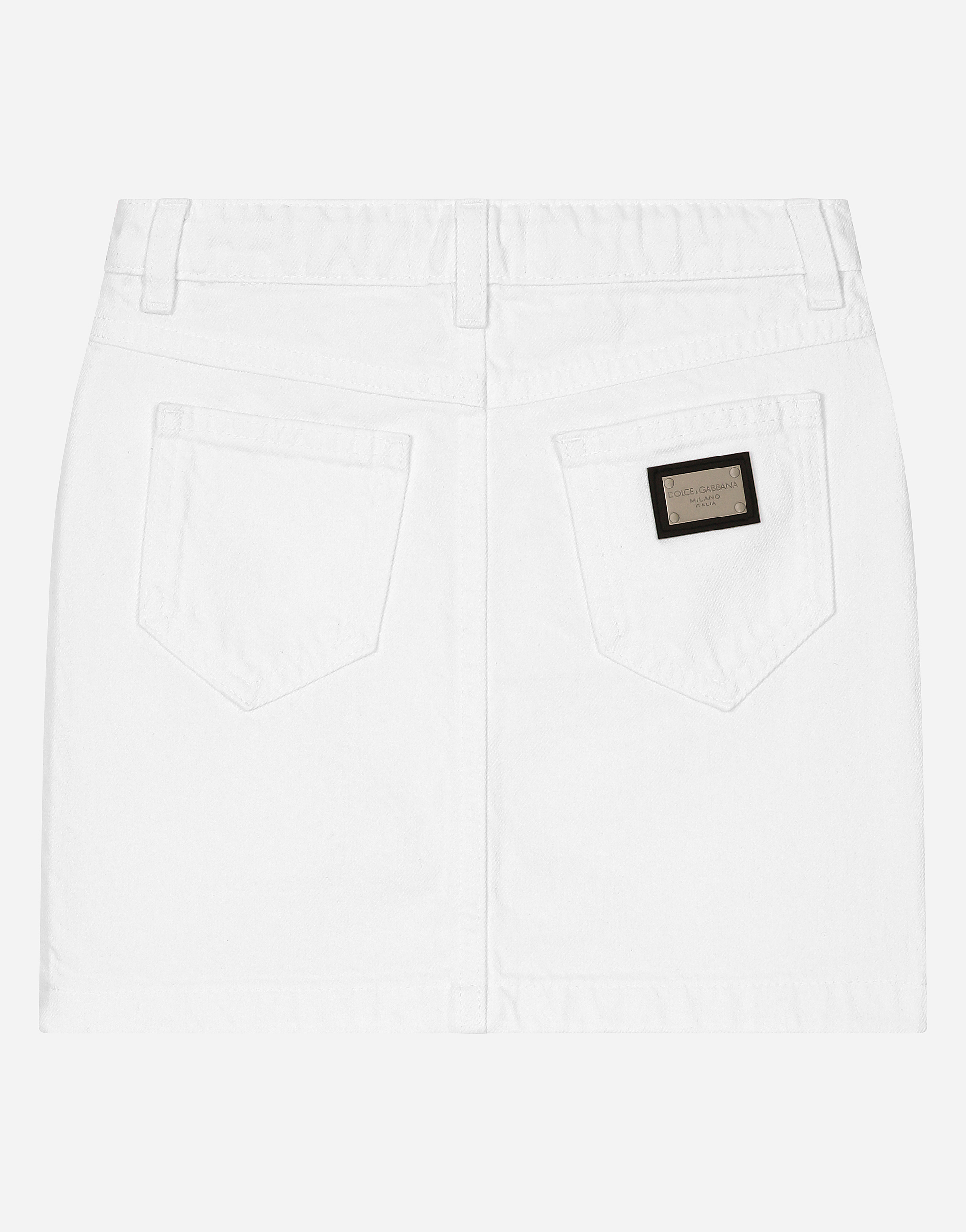 5-pocket denim miniskirt