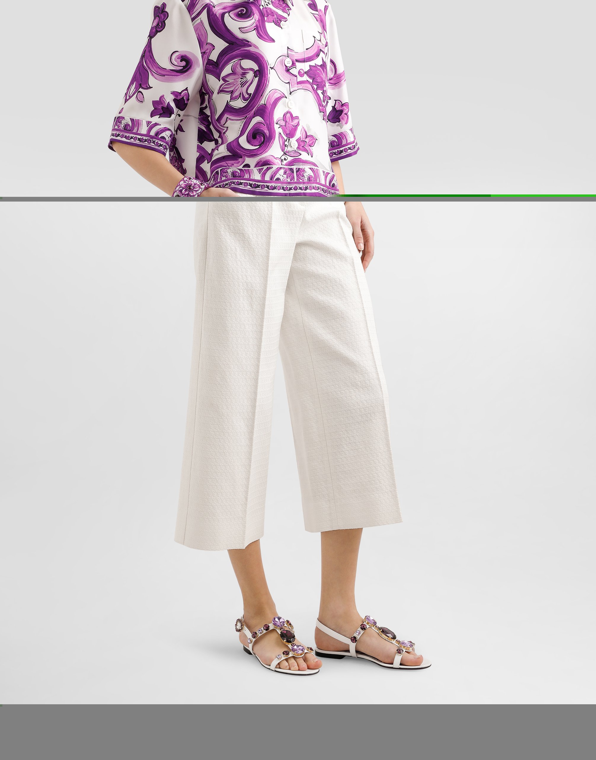 Dolce & Gabbana Stretch Mat Trousers