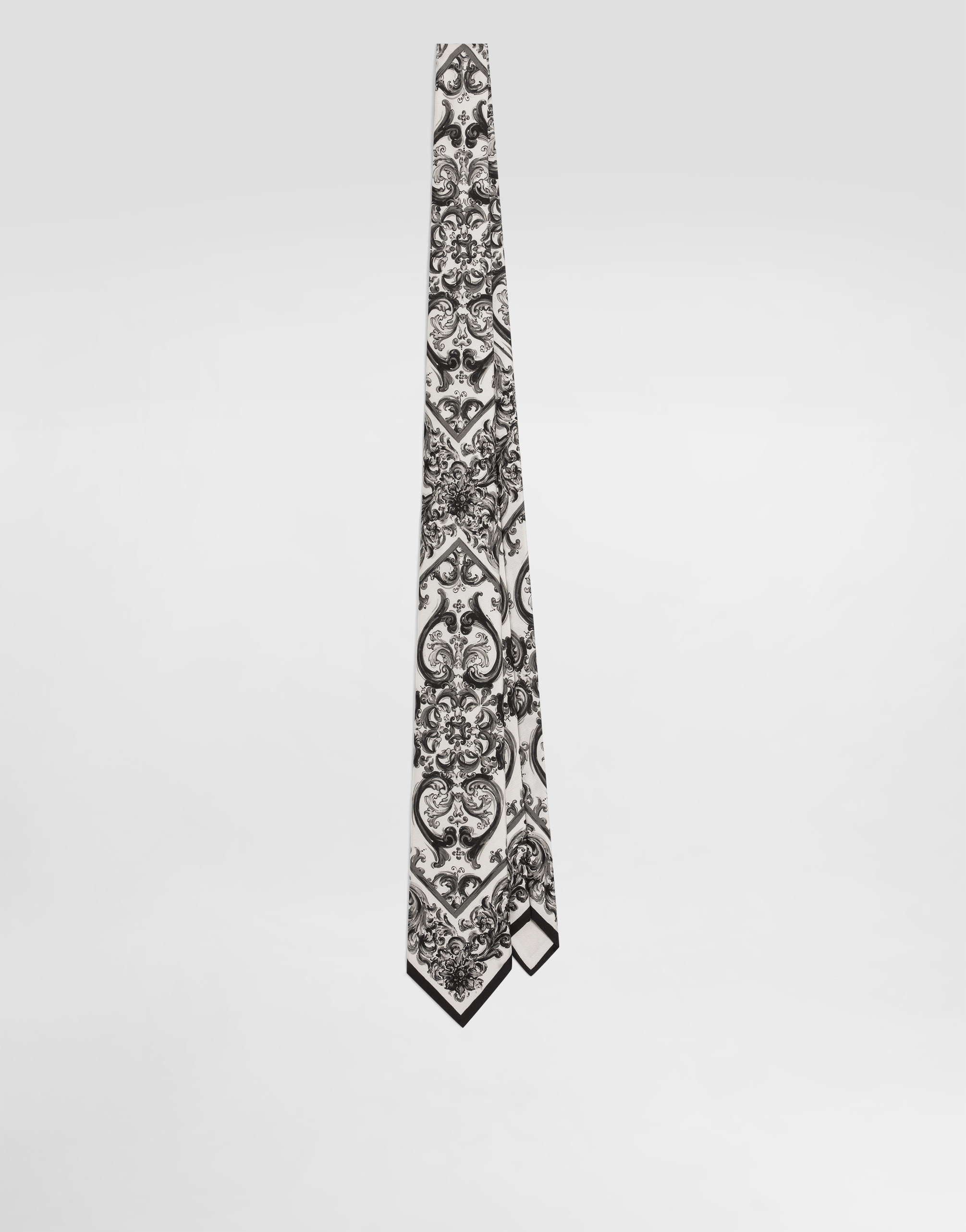Dolce & Gabbana Majolica-print Silk Twill Tie