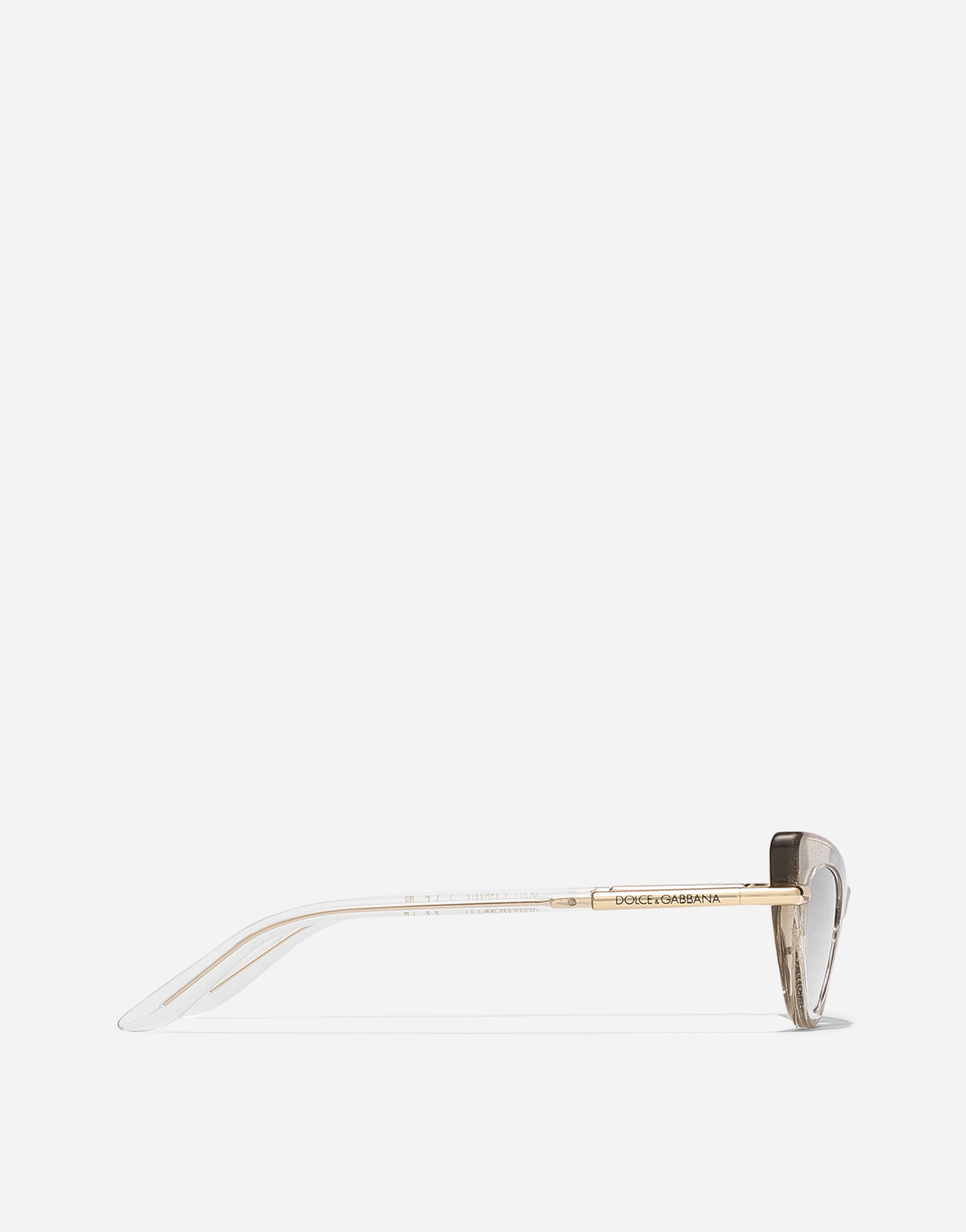 Dolce & Gabbana Mini Me  Sunglasses In Yellow Glitter