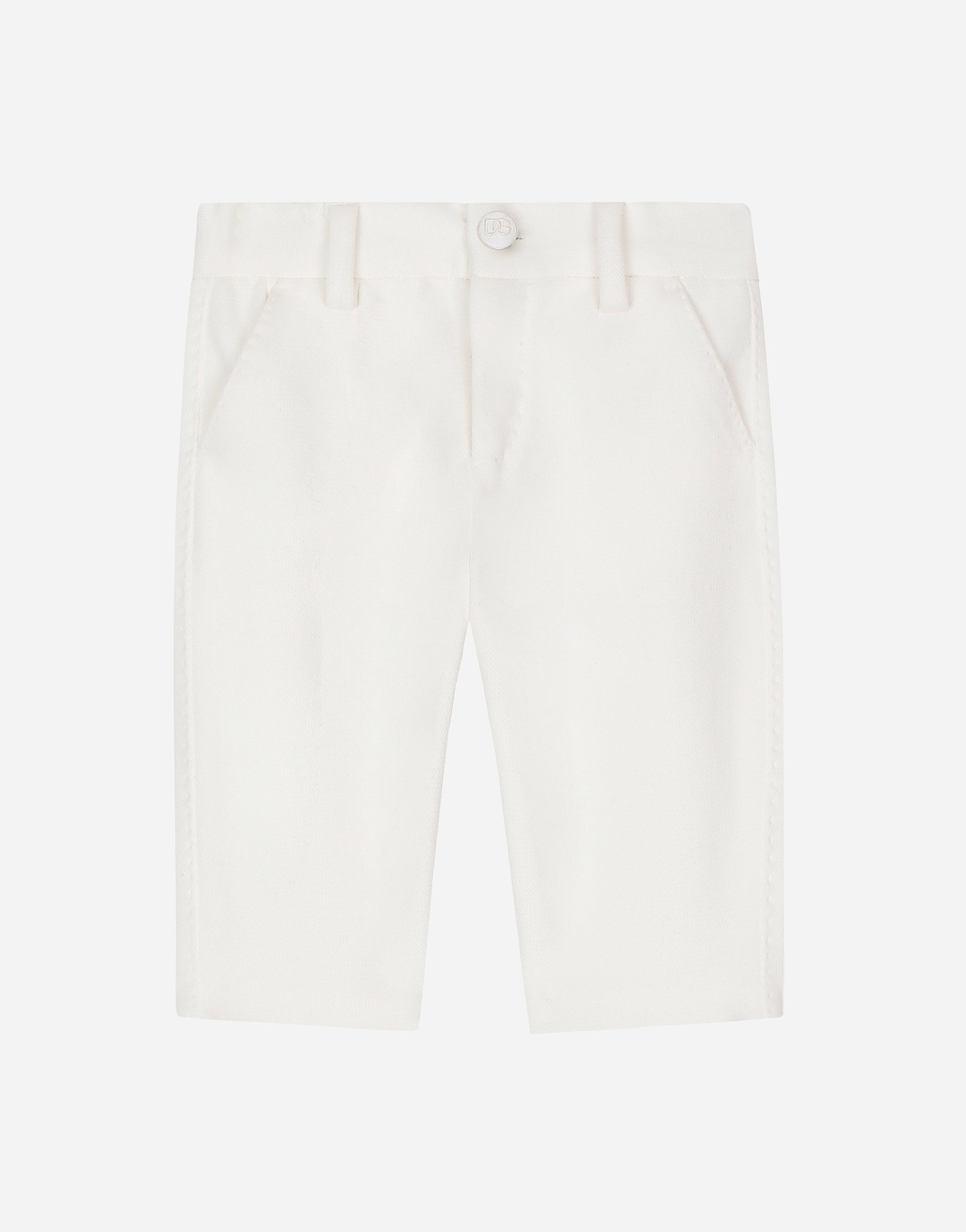 Classic textured jersey pants