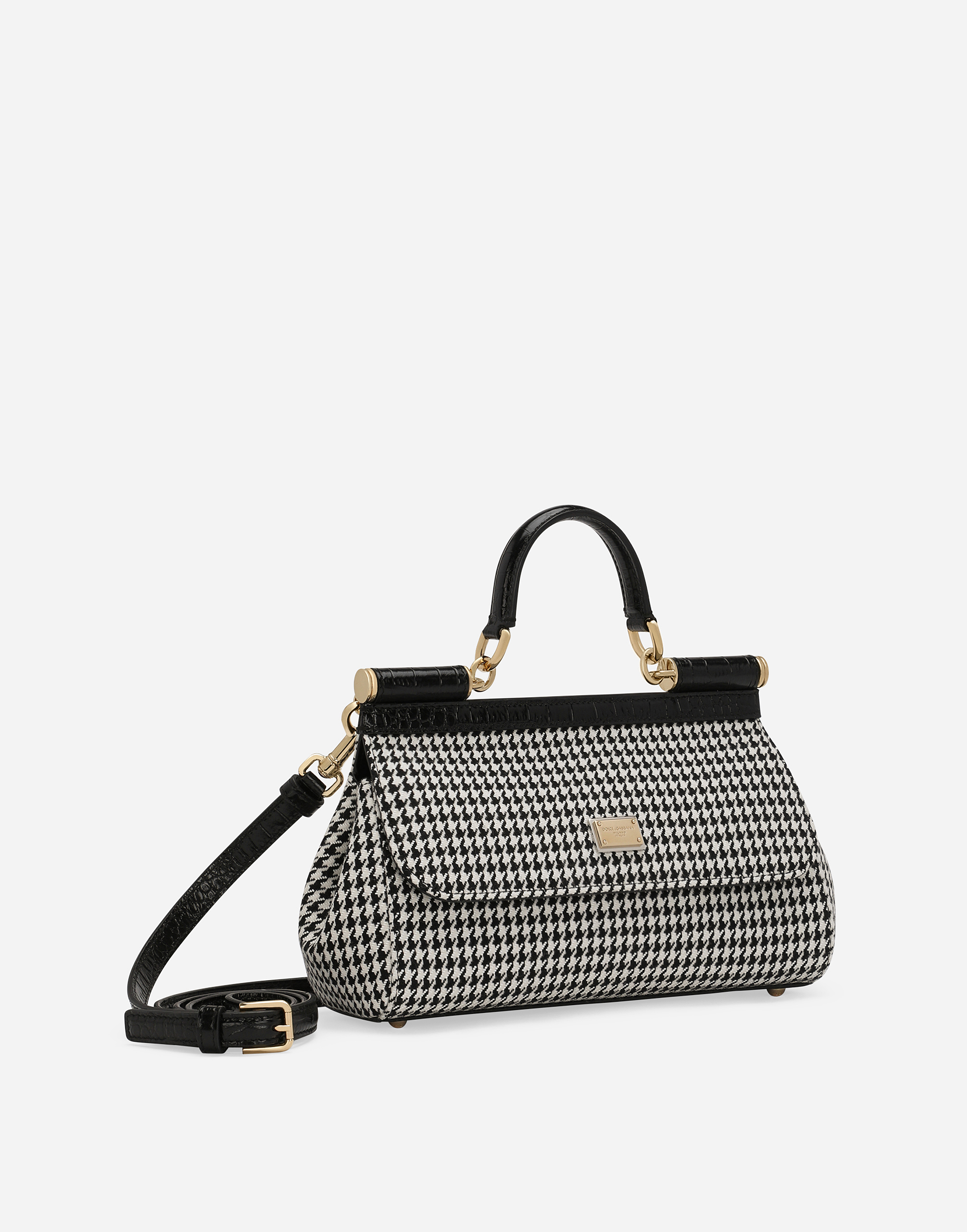 Dolce & Gabbana Elongated Medium Sicily Handbag In Multicolor