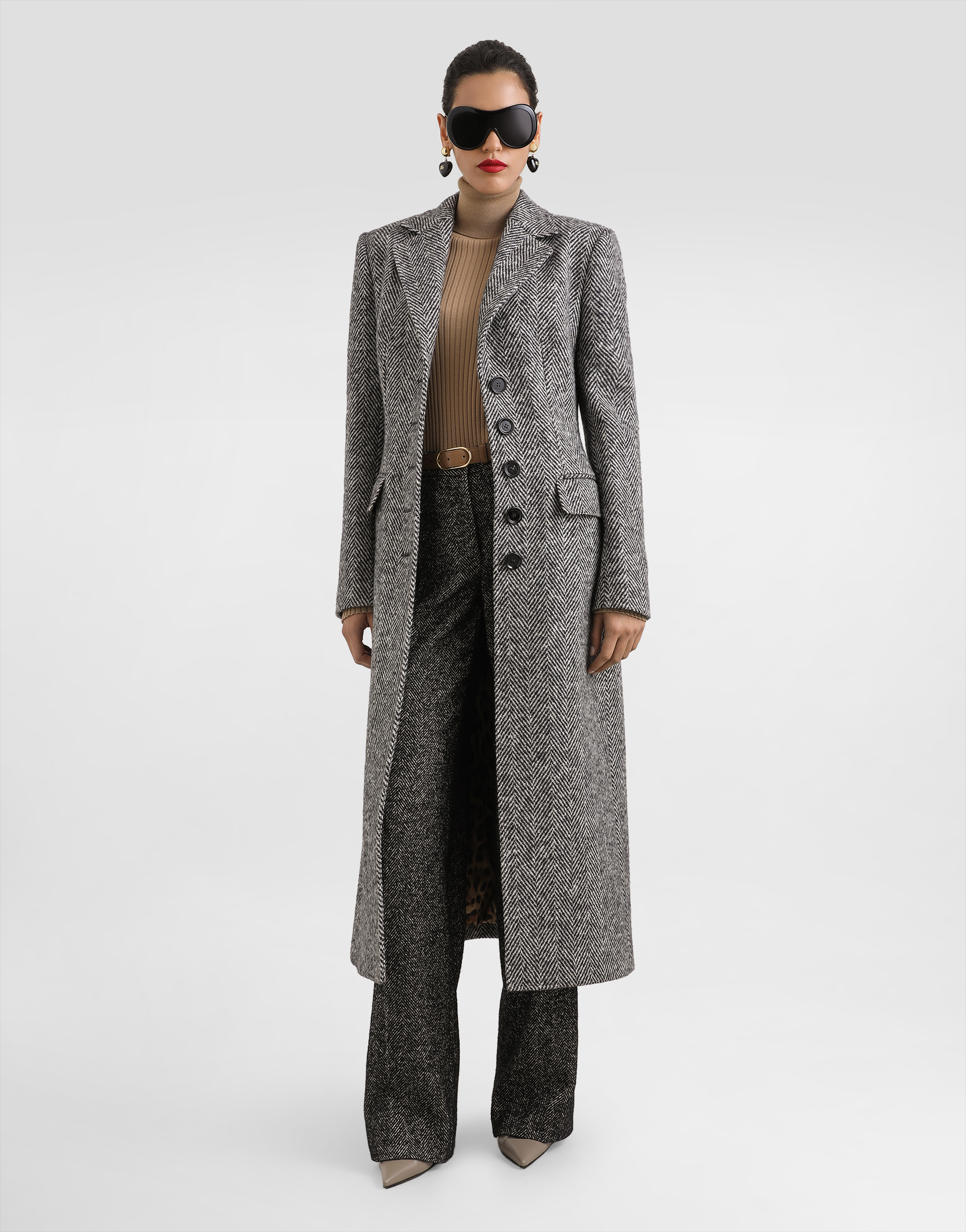 Wool turtleneck pullover