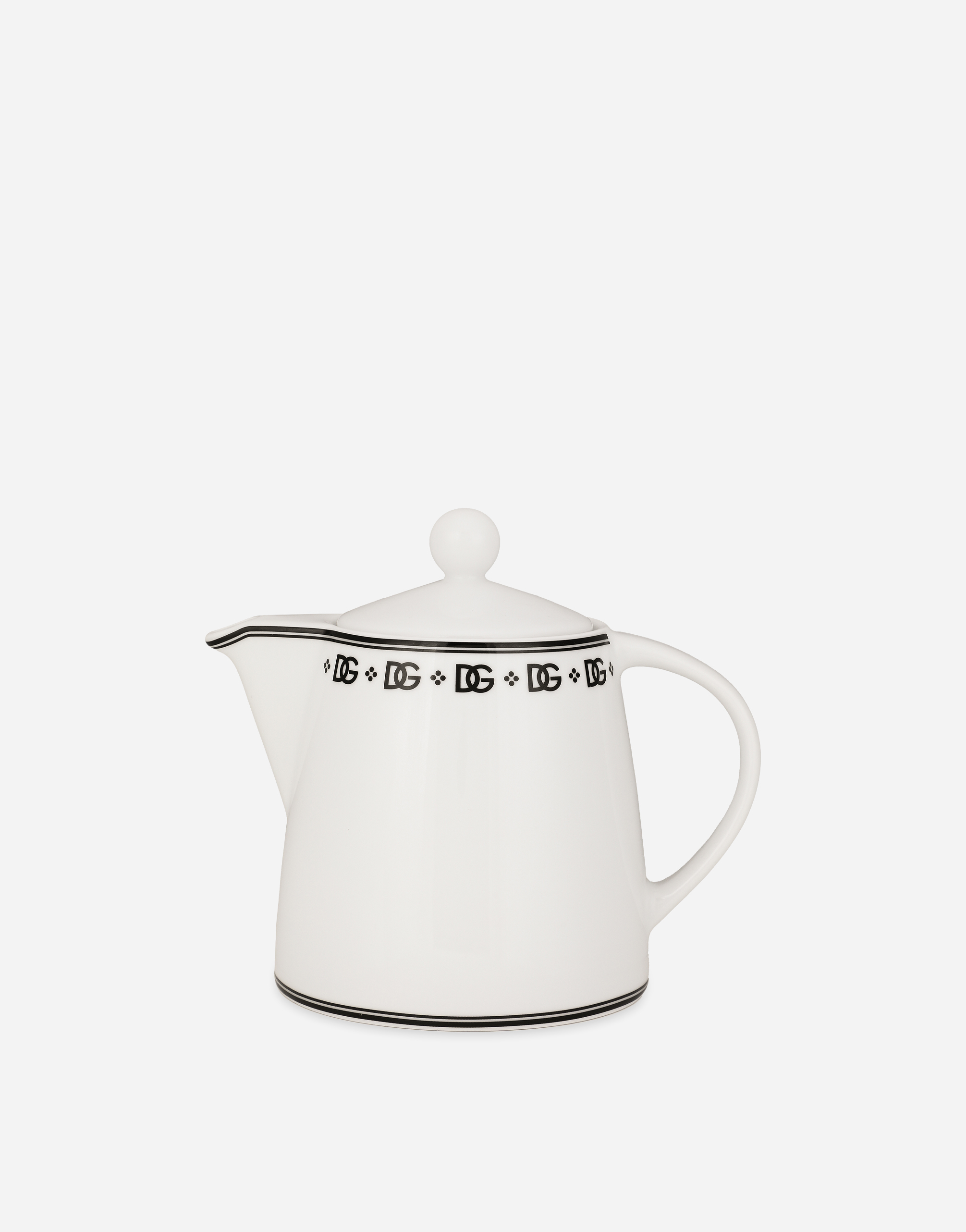 Dolce & Gabbana Porcelain Teapot In Multicolor