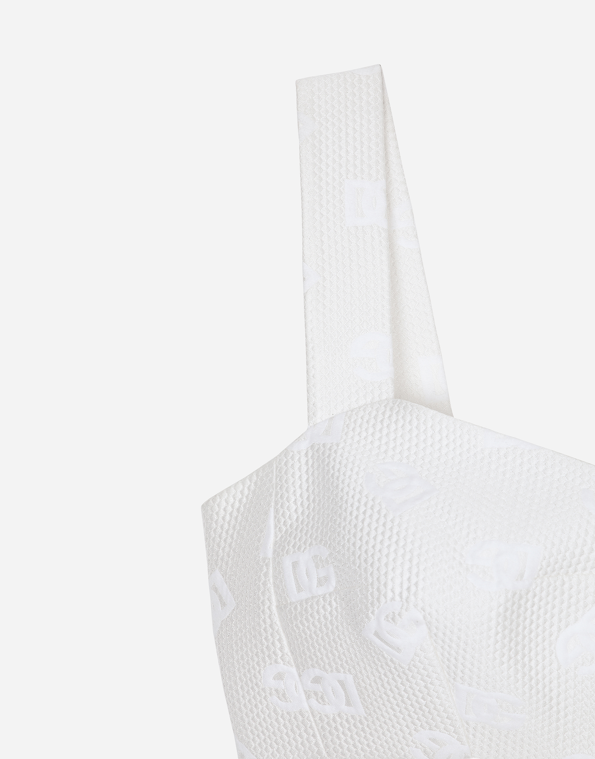 Jacquard top with all-over DG logo