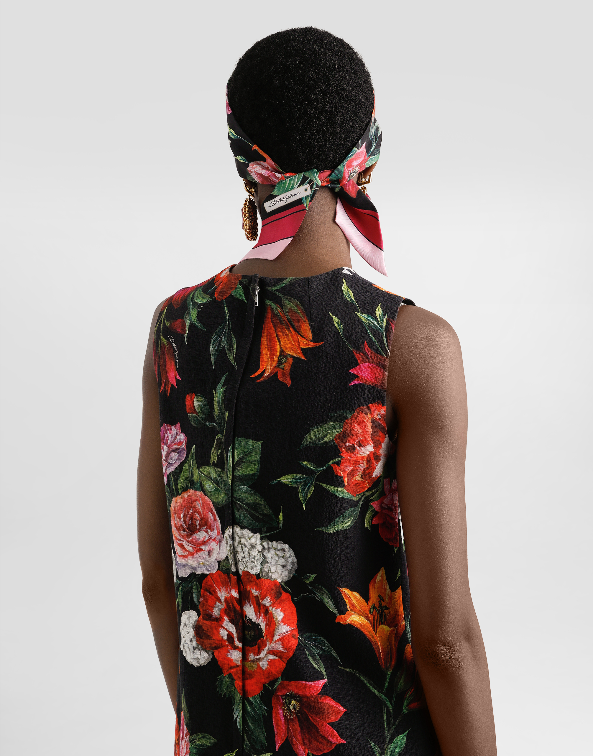 Dolce & Gabbana Floral-print Mini Dress Clothing