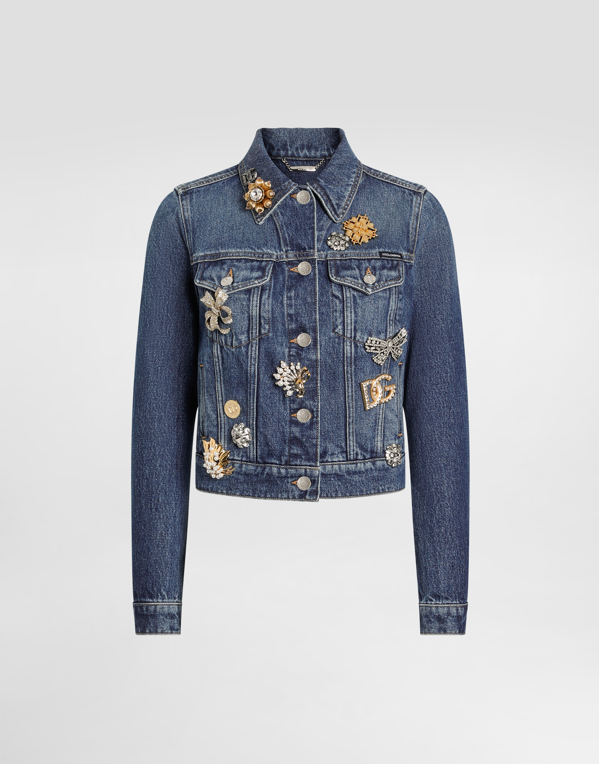 Dolce & Gabbana Denim Jacket In Multi