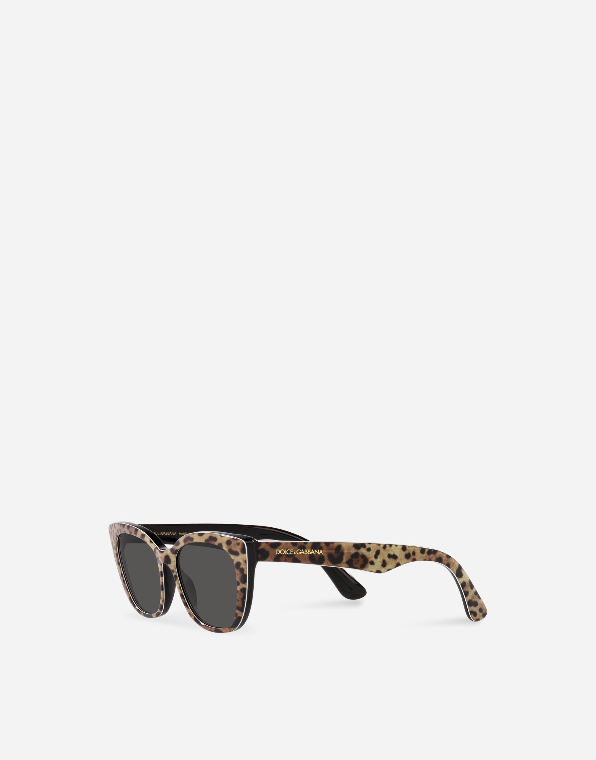 Shop Dolce & Gabbana Occhiale Sole In Leo Print