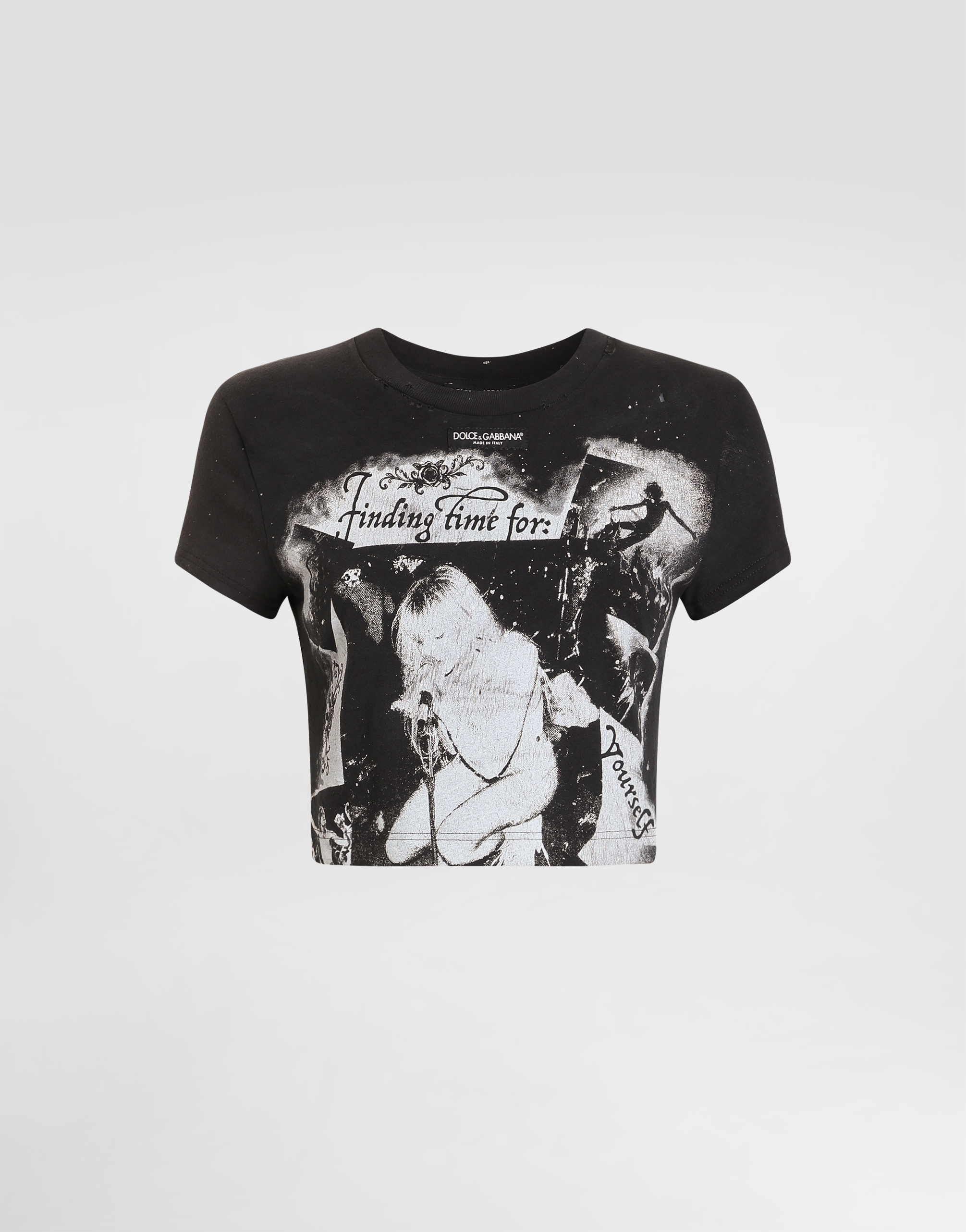 Dolce & Gabbana Jersey T-shirt In Multicolor
