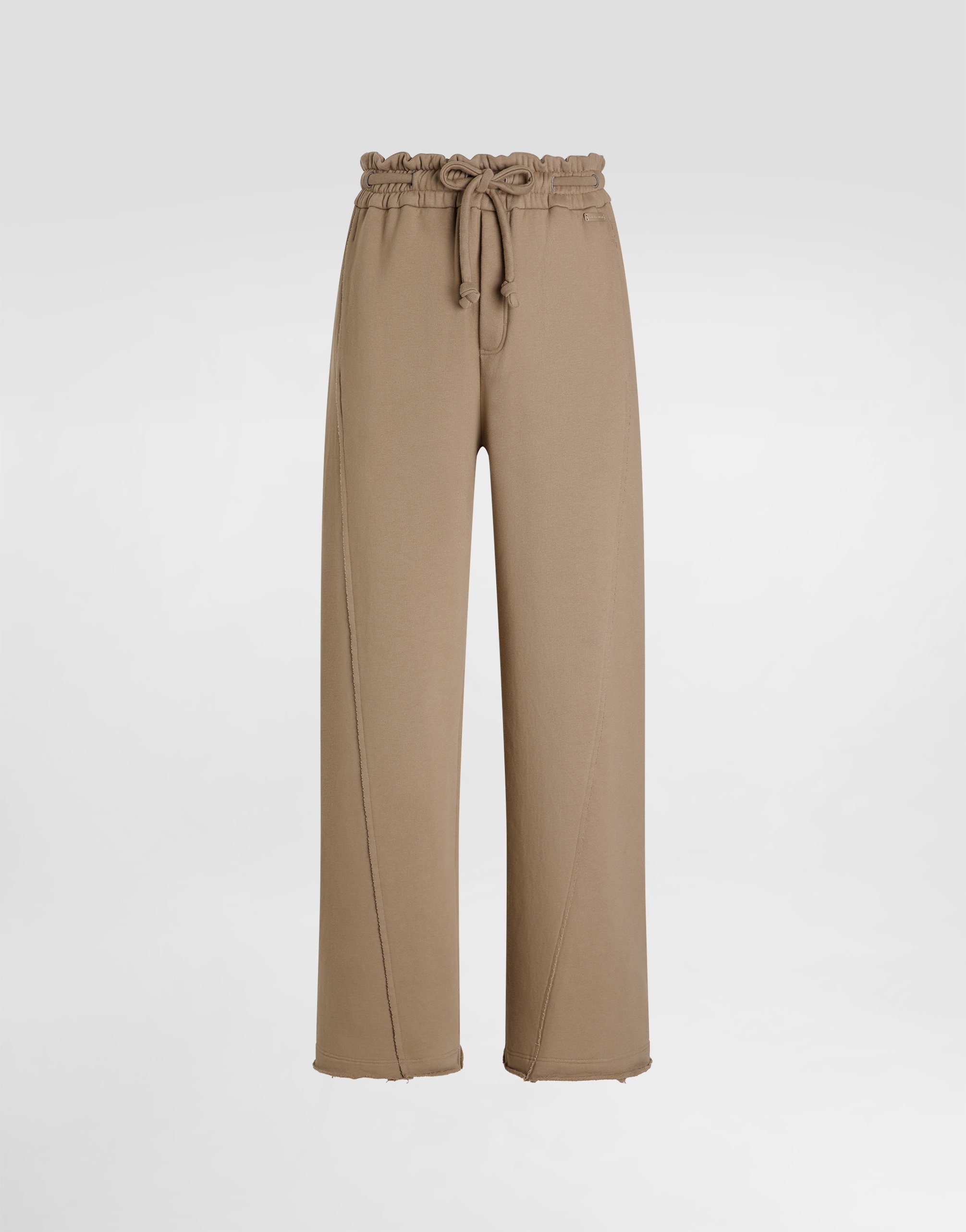Dolce & Gabbana Jersey Trousers - Man Pants And Shorts Beige