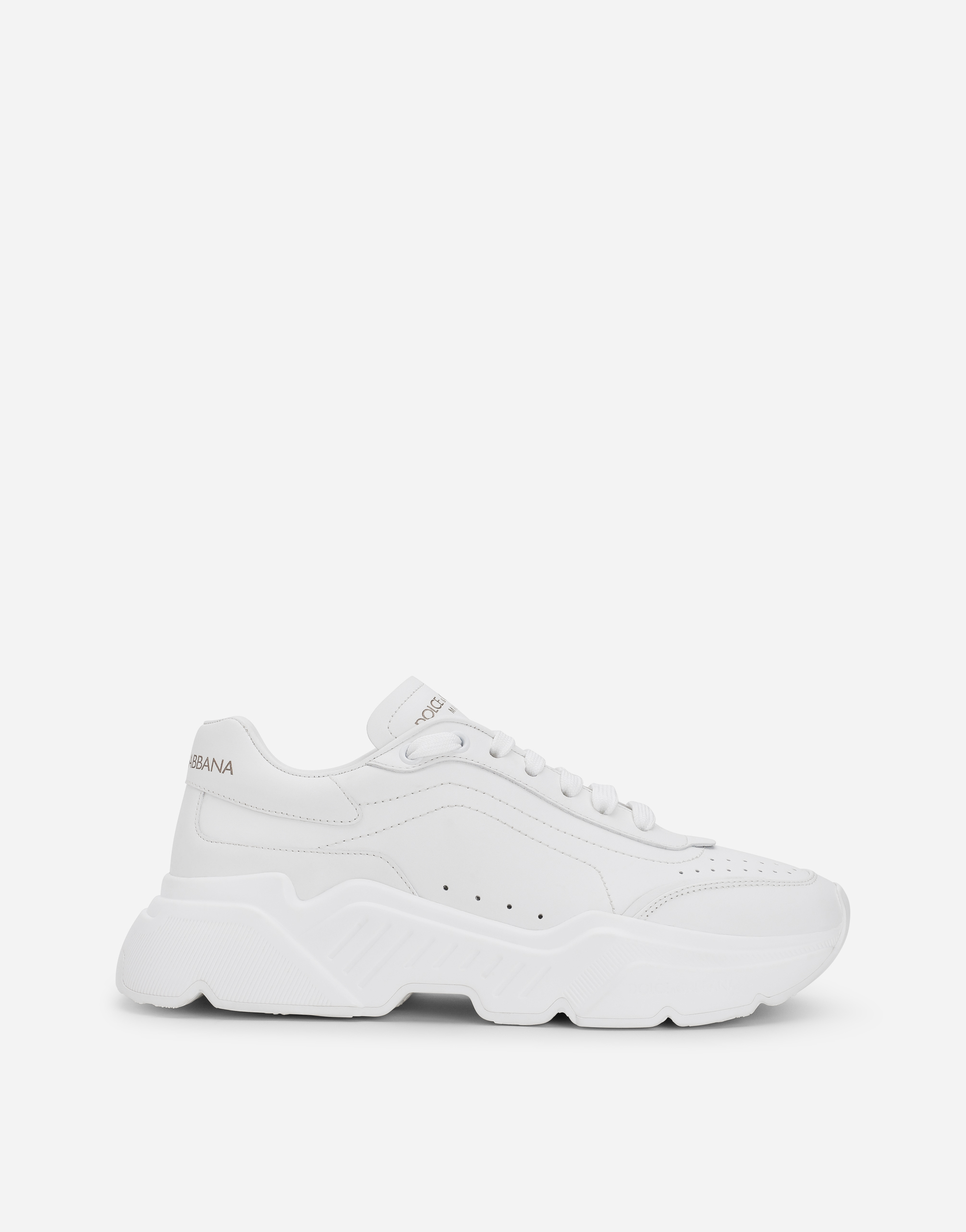 Dolce & Gabbana Calfskin Nappa Daymaster Sneakers - Man Sneakers White