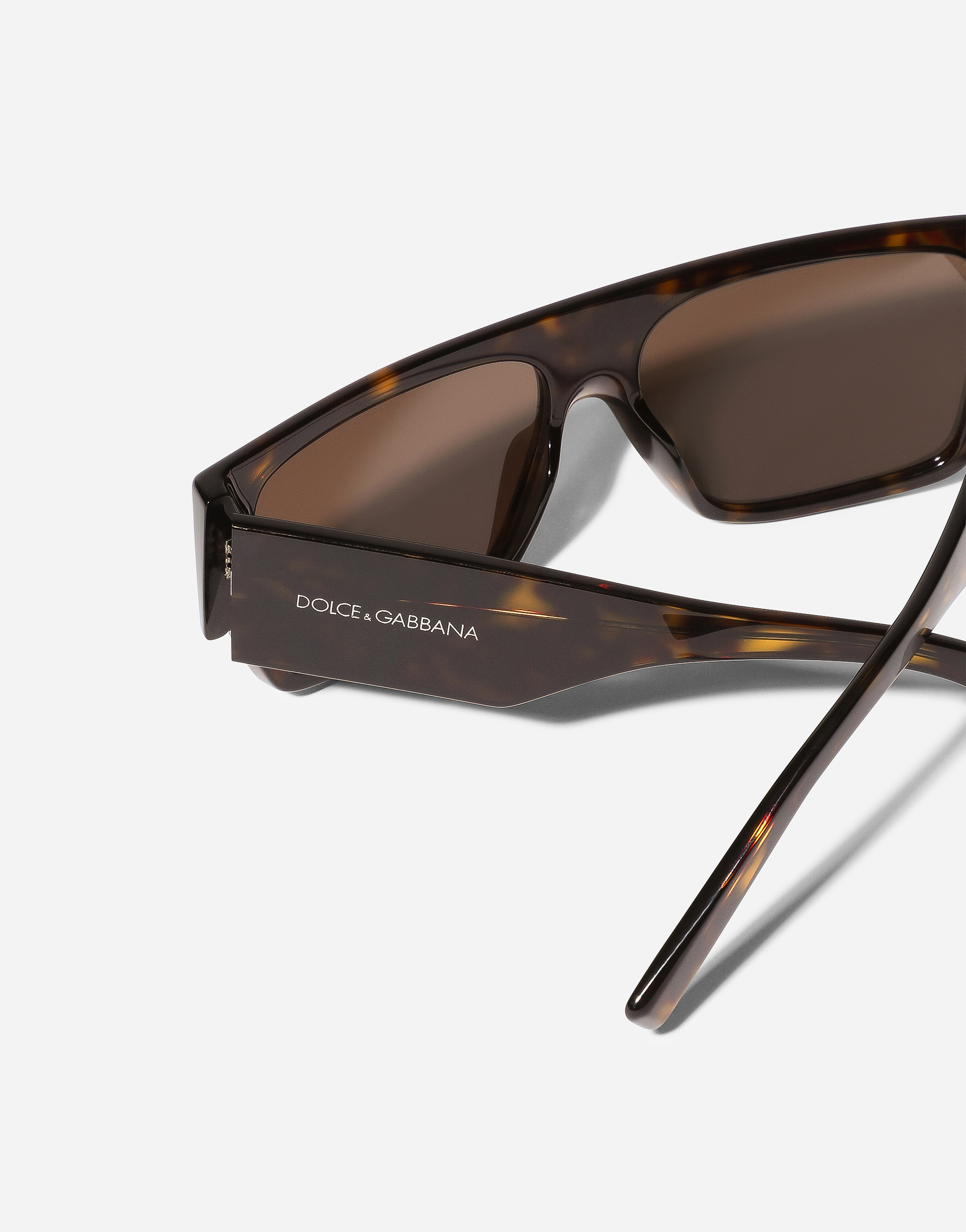 Shop Dolce & Gabbana Dna Sunglasses In Havana