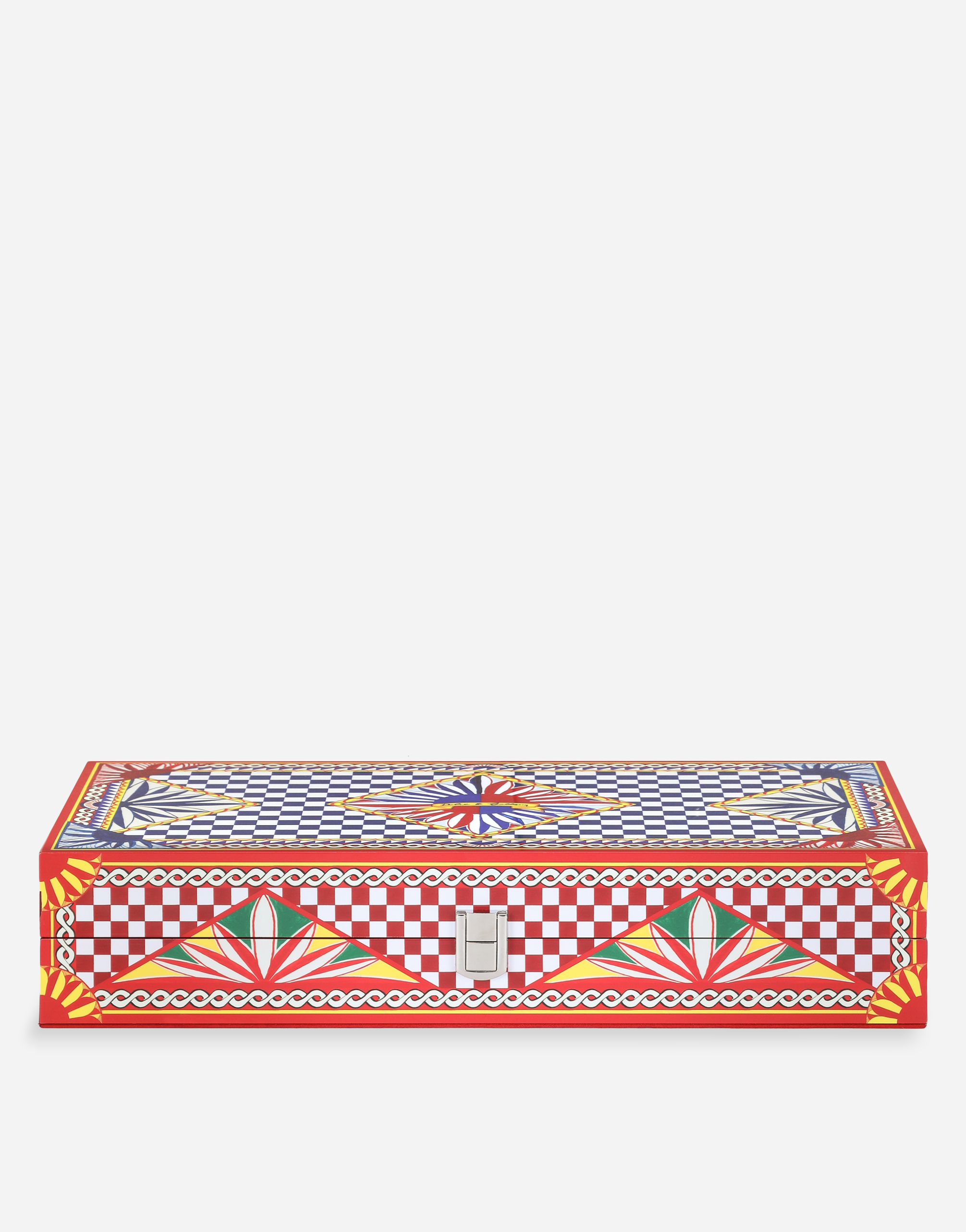 Dolce & Gabbana Plexiglass Poker Set In Multi