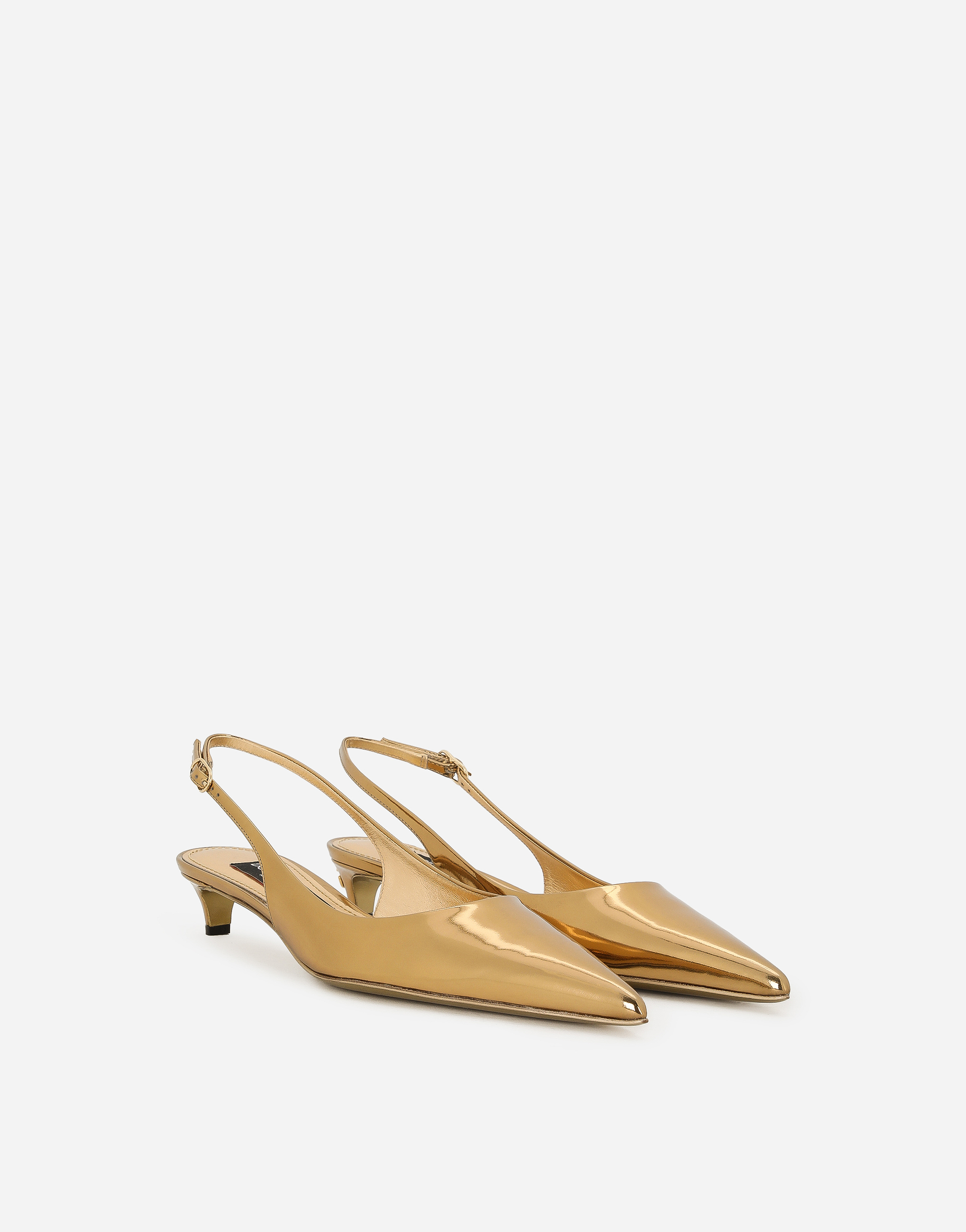 DOLCE & GABBANA CALFSKIN SLINGBACKS