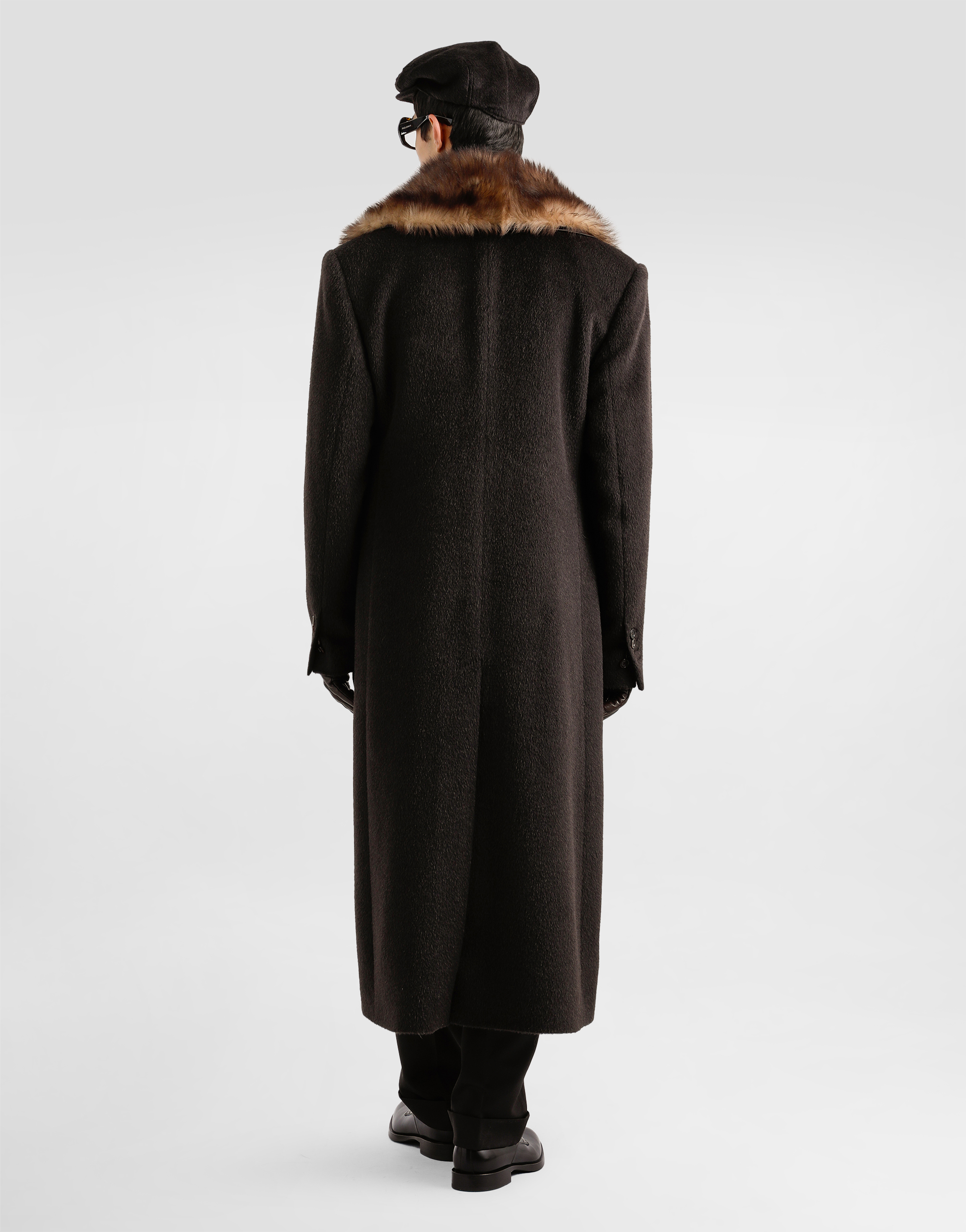 Wool gabardine trousers