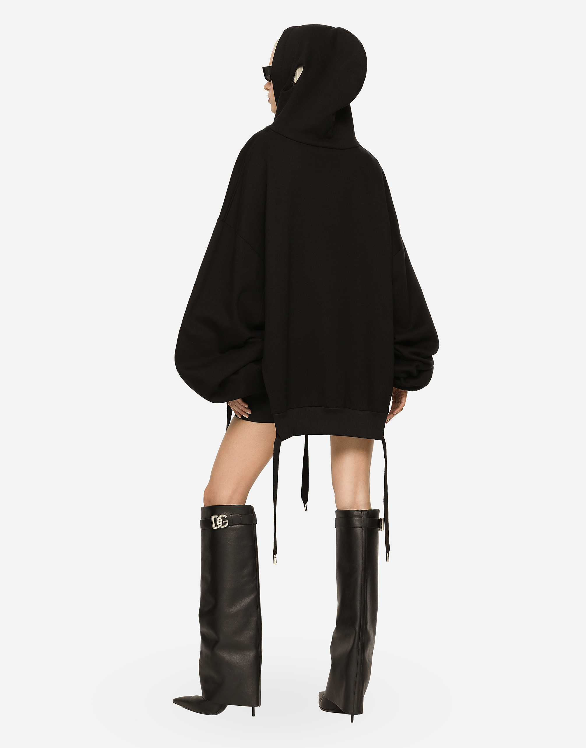 DOLCE & GABBANA JERSEY HOODIE WITH DOLCE&GABBANA TAG