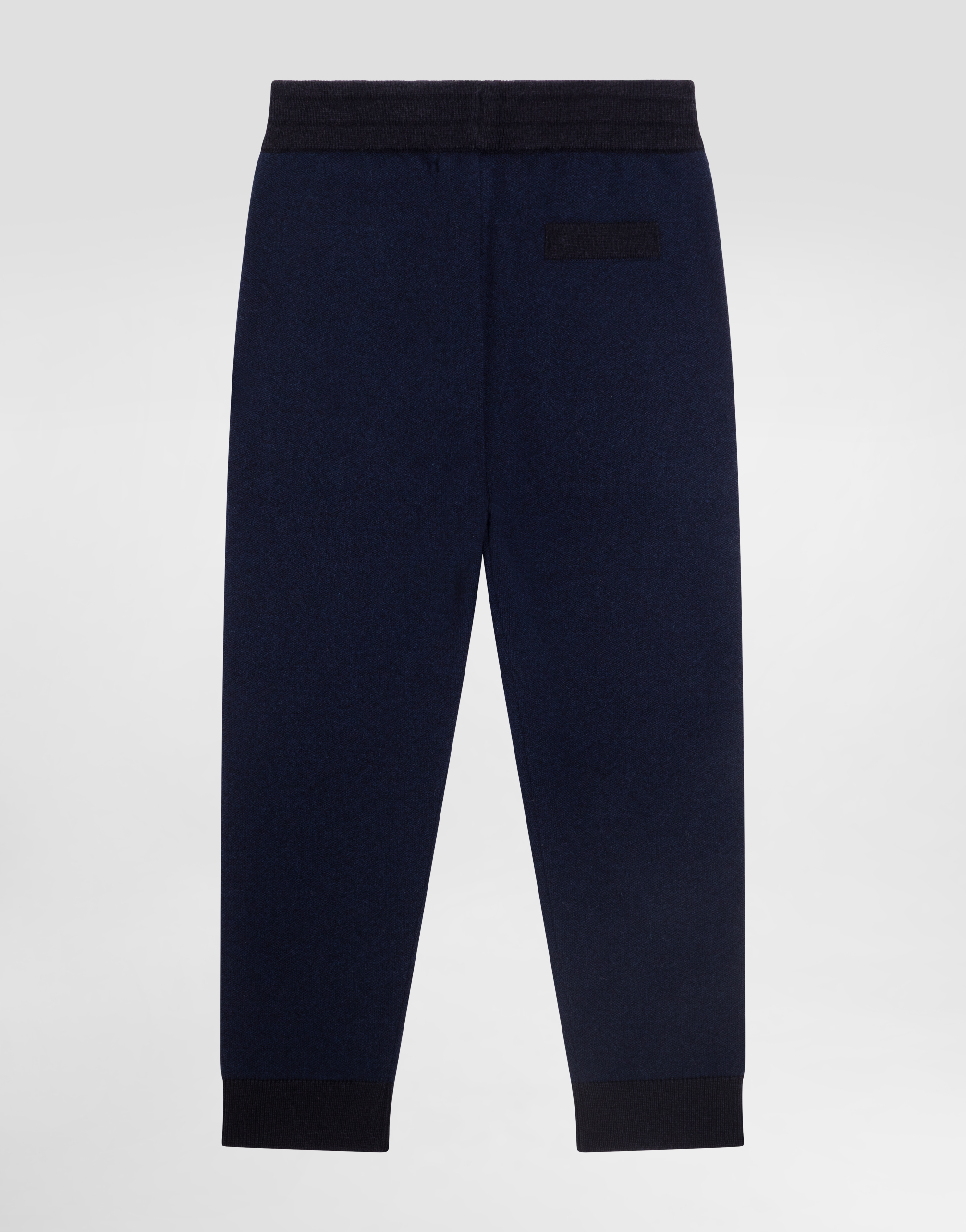 Dolce & Gabbana Wool And Cashmere Fleece Trousers In Blue