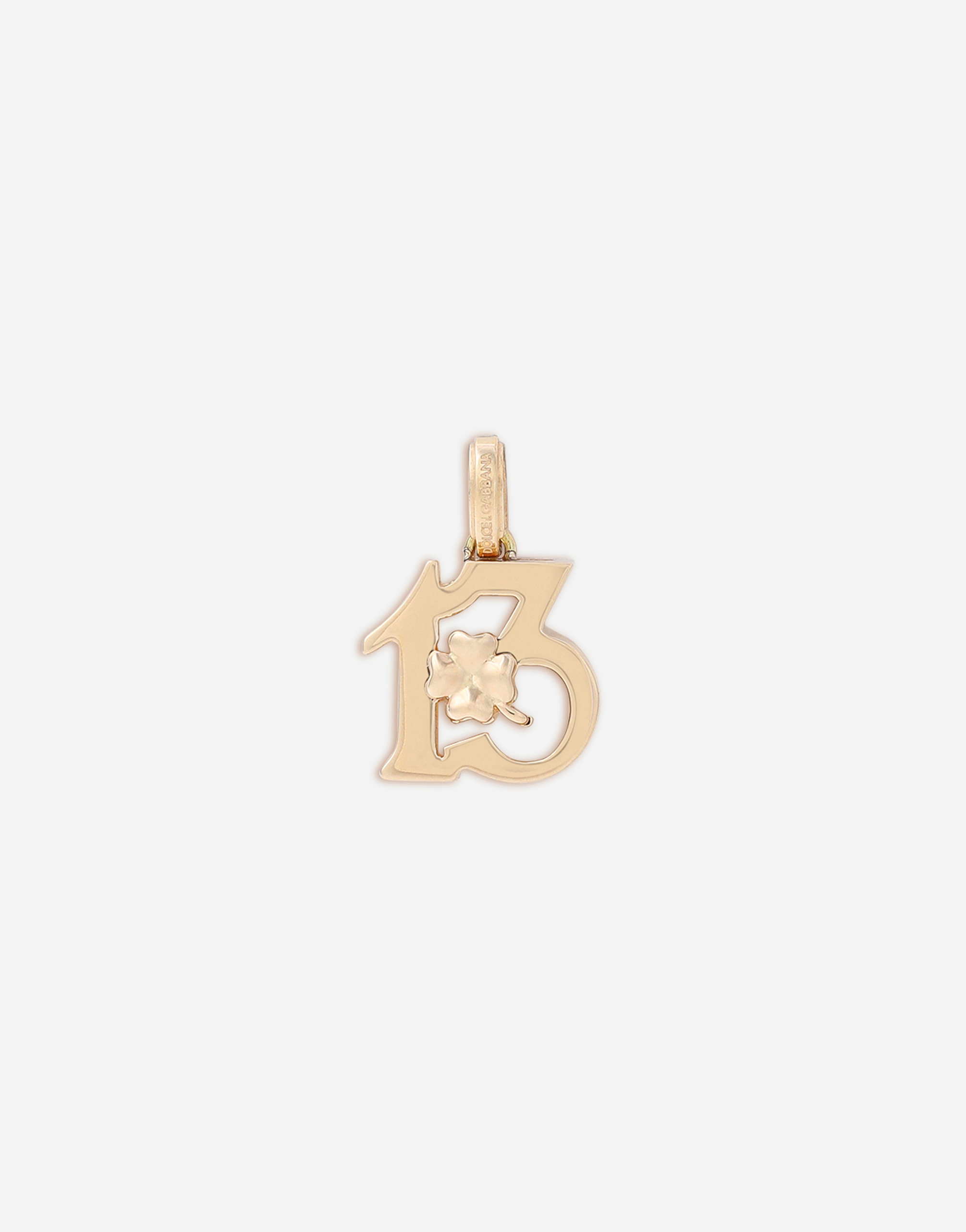 DOLCE & GABBANA GOOD LUCK YELLOW GOLD CHARM