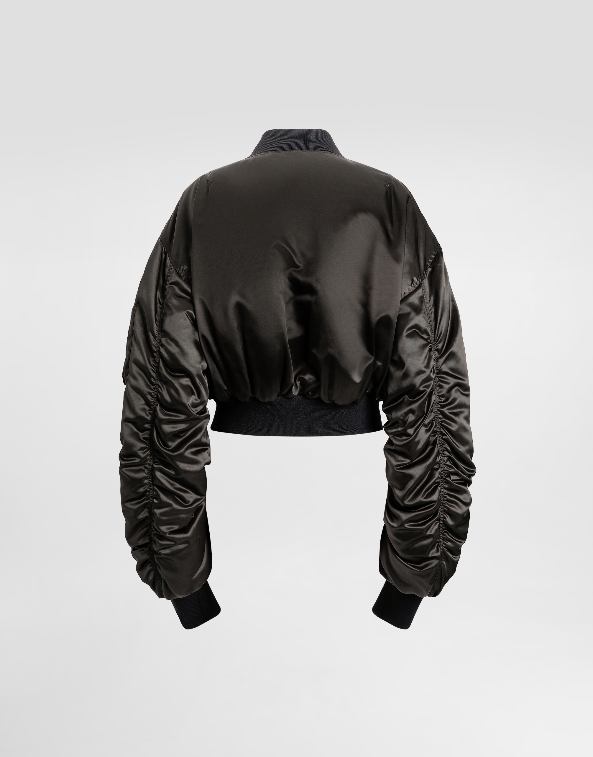Oversized nylon canvas jacket
