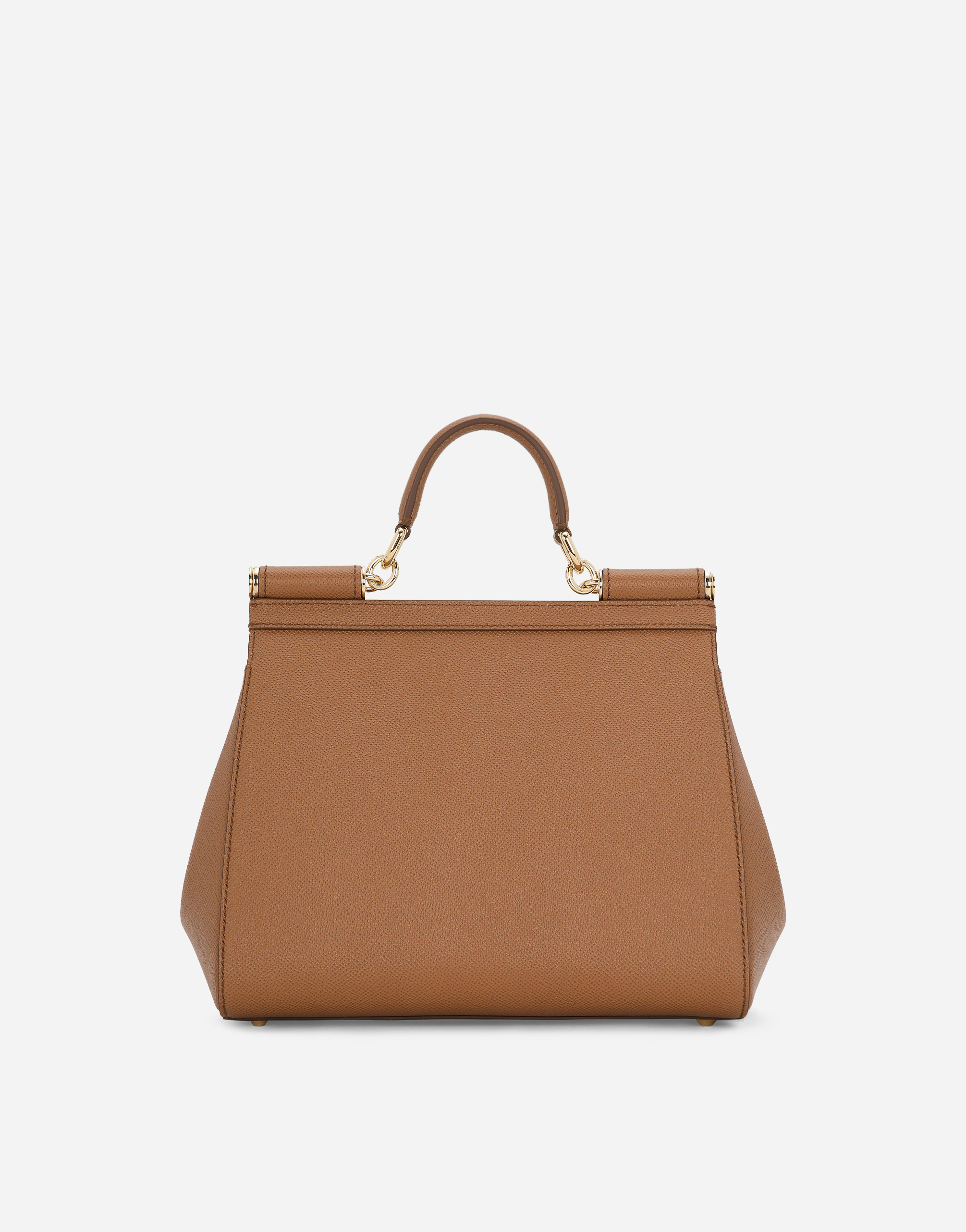 Dolce & Gabbana Large Sicily Handbag In Brown