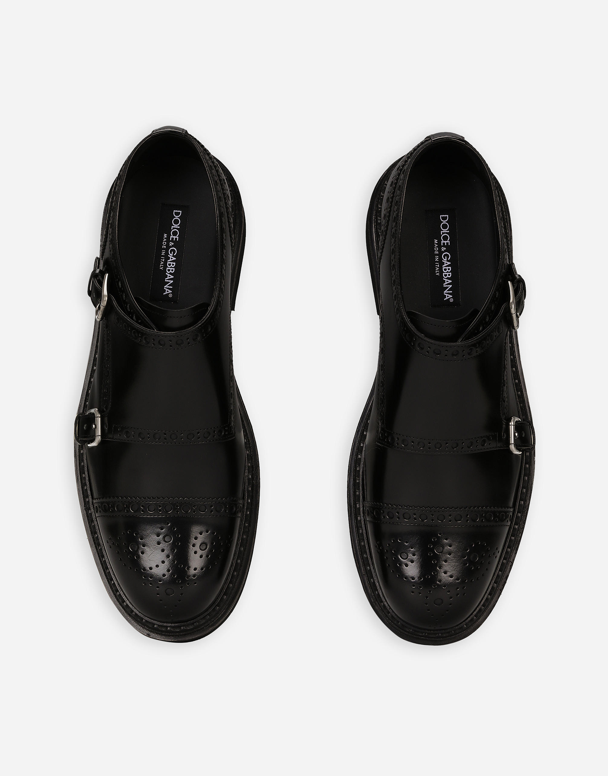 Dolce & Gabbana Dolce&gabbana Black Monkstrap Loafer In Black