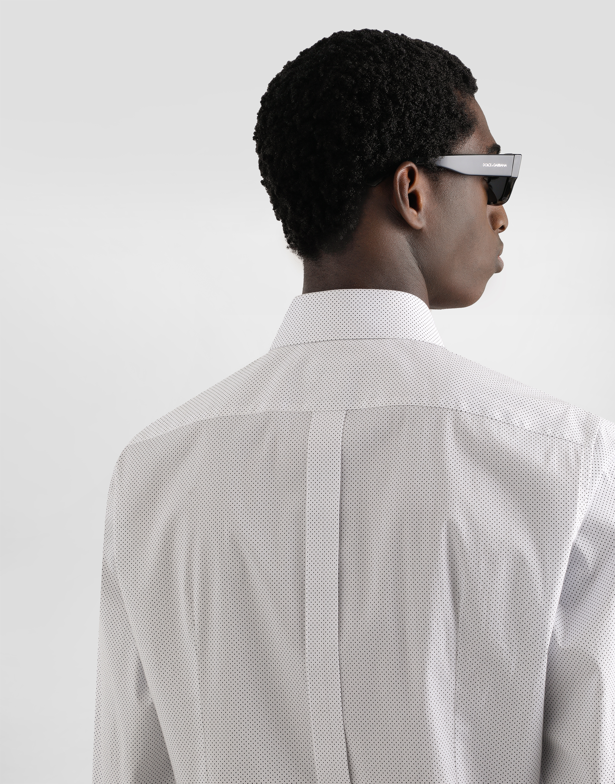 Gold shirt with microdesign