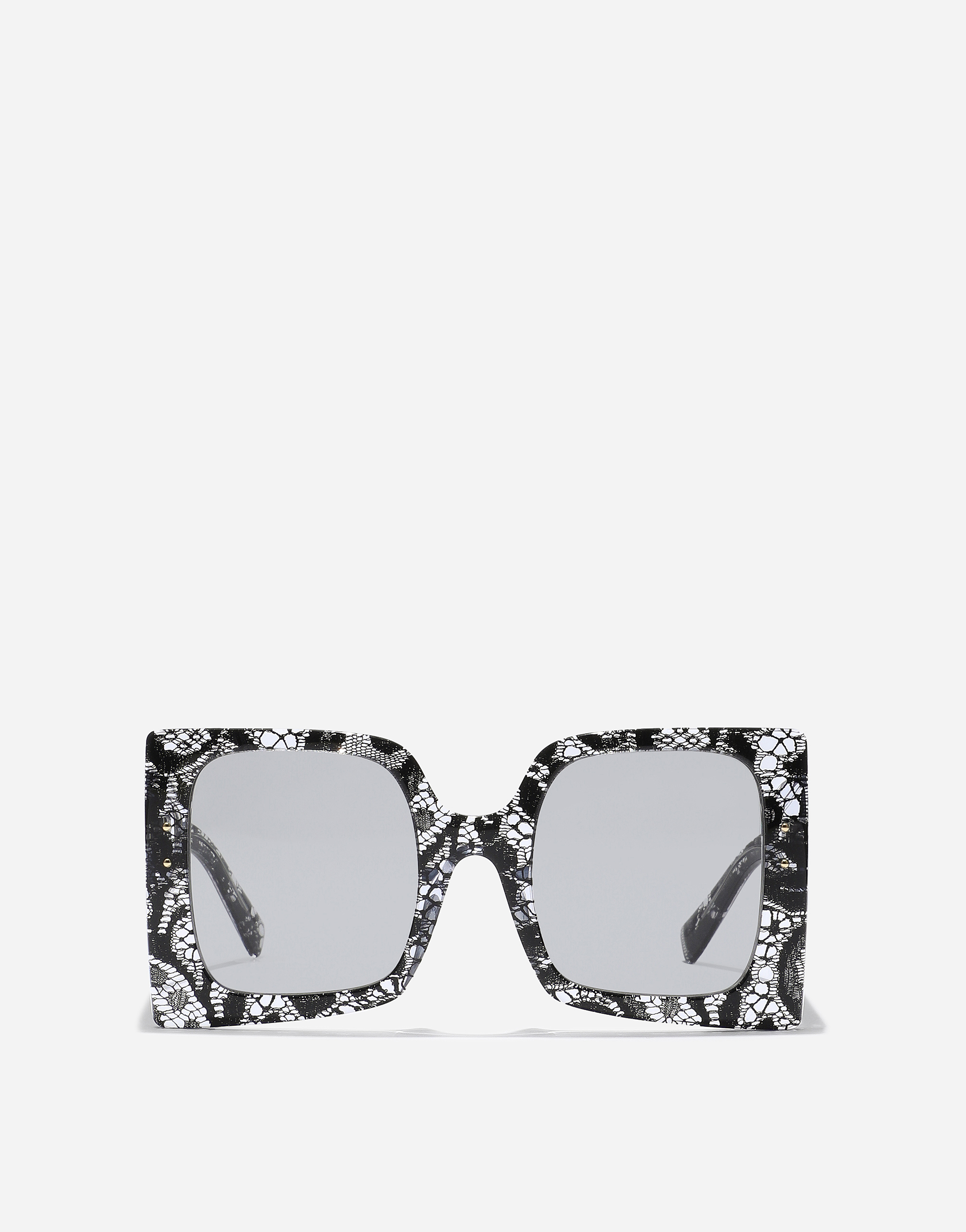Dolce & Gabbana Dna Sunglasses - Woman Sunglasses Black Lace Onesize