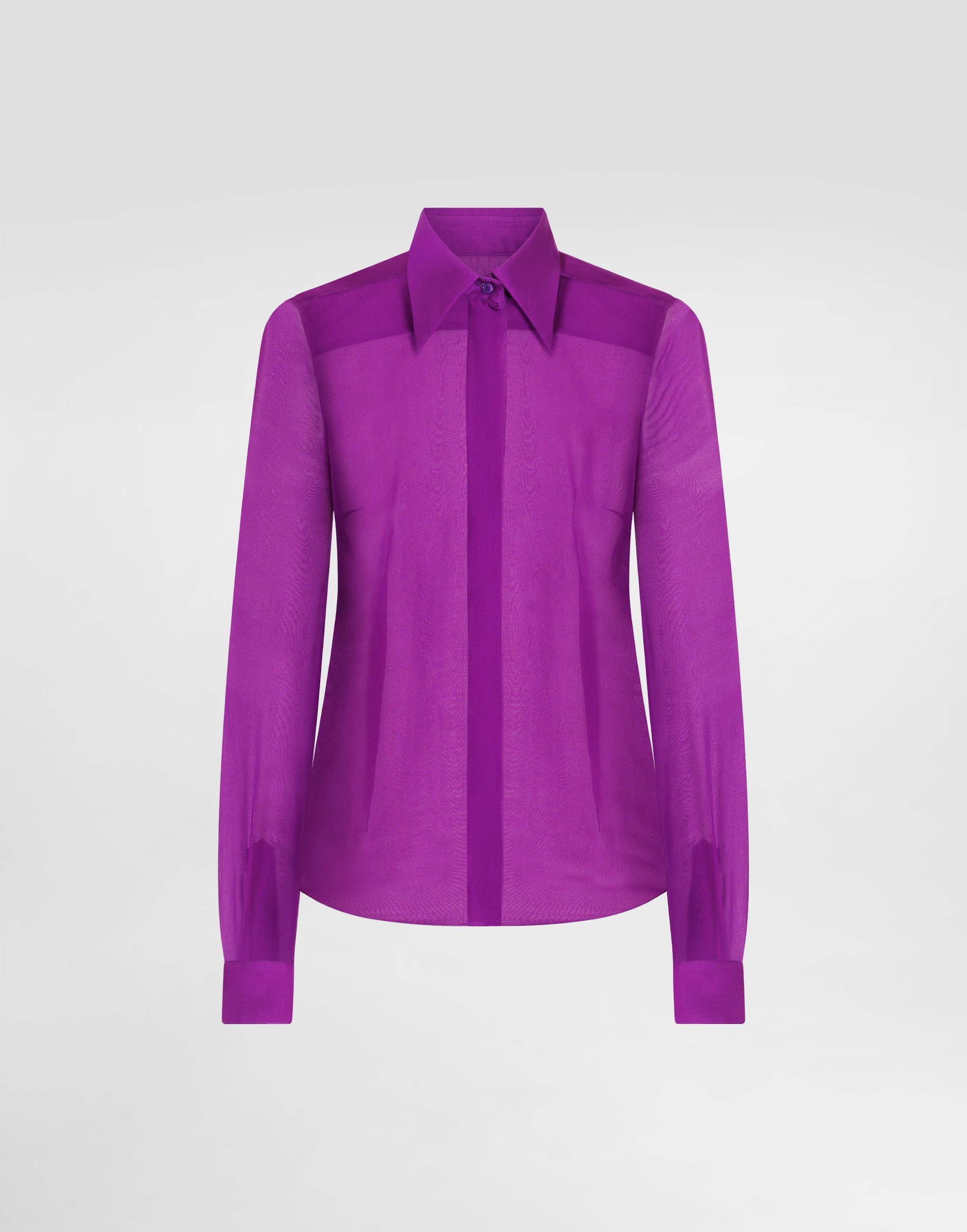 Purpleのウィメンズ Chiffon shirt | Dolce&Gabbana®