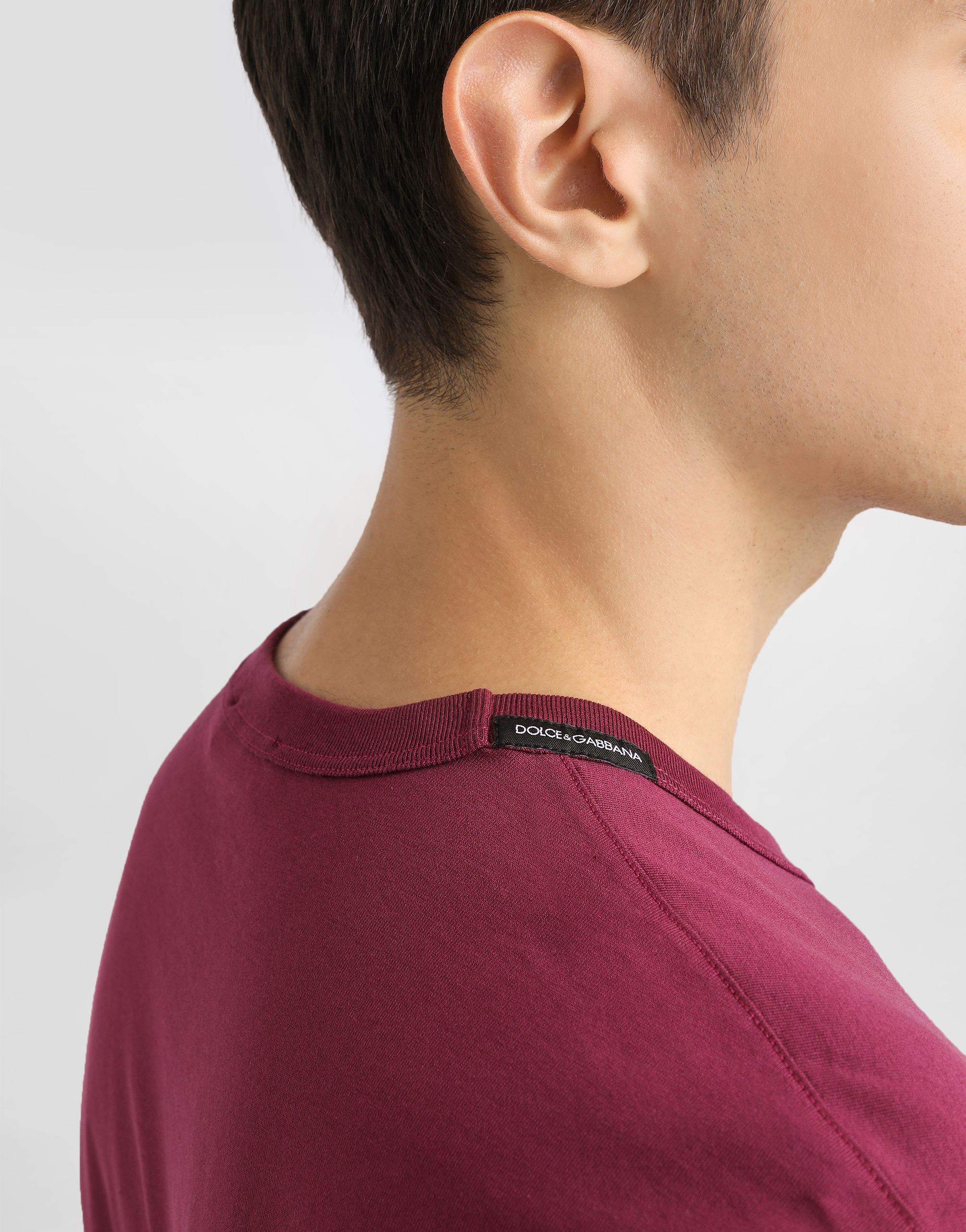 Cotton T-shirt with embroidery