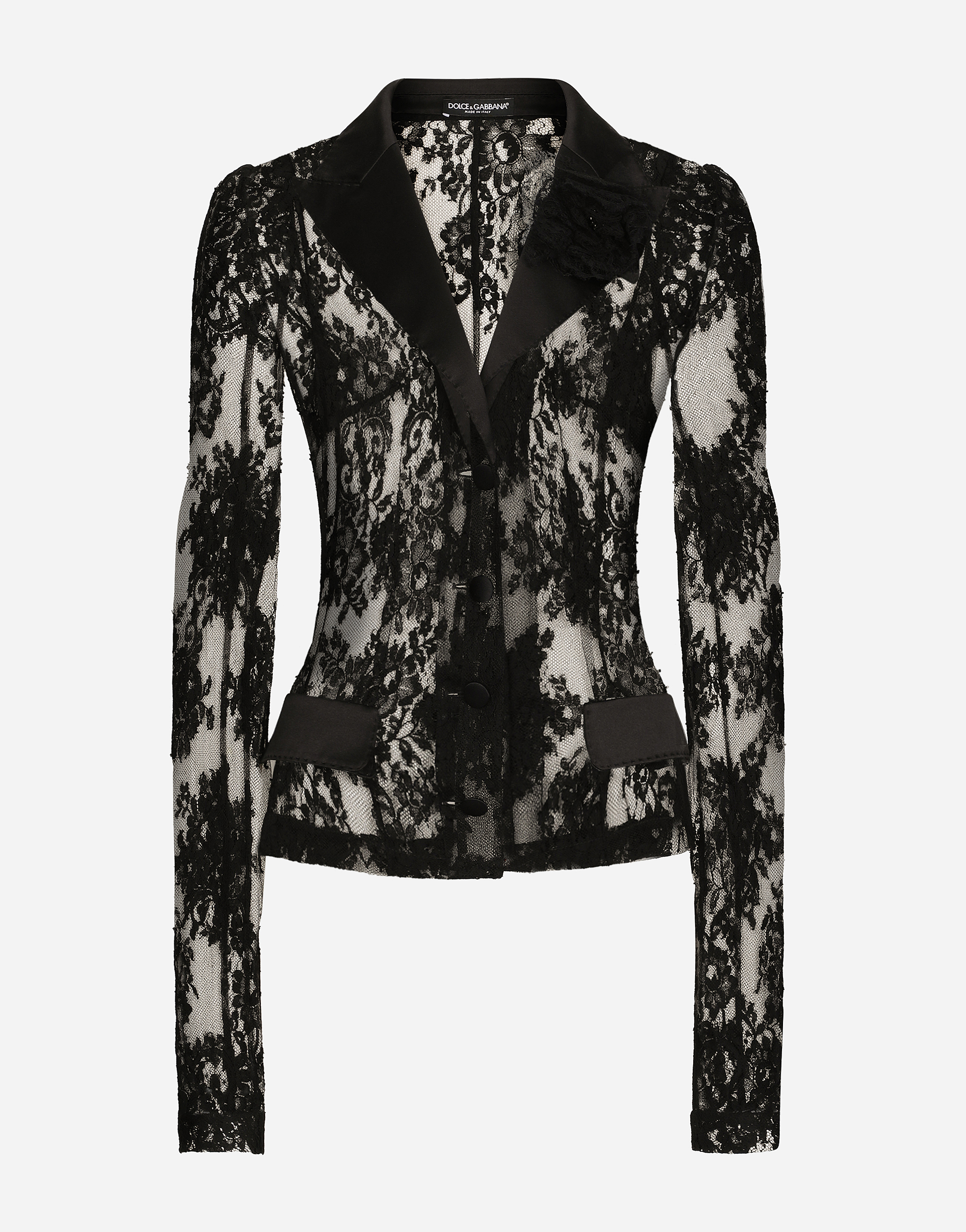 Dolce & Gabbana Giacca - Woman Blazers Black Lace