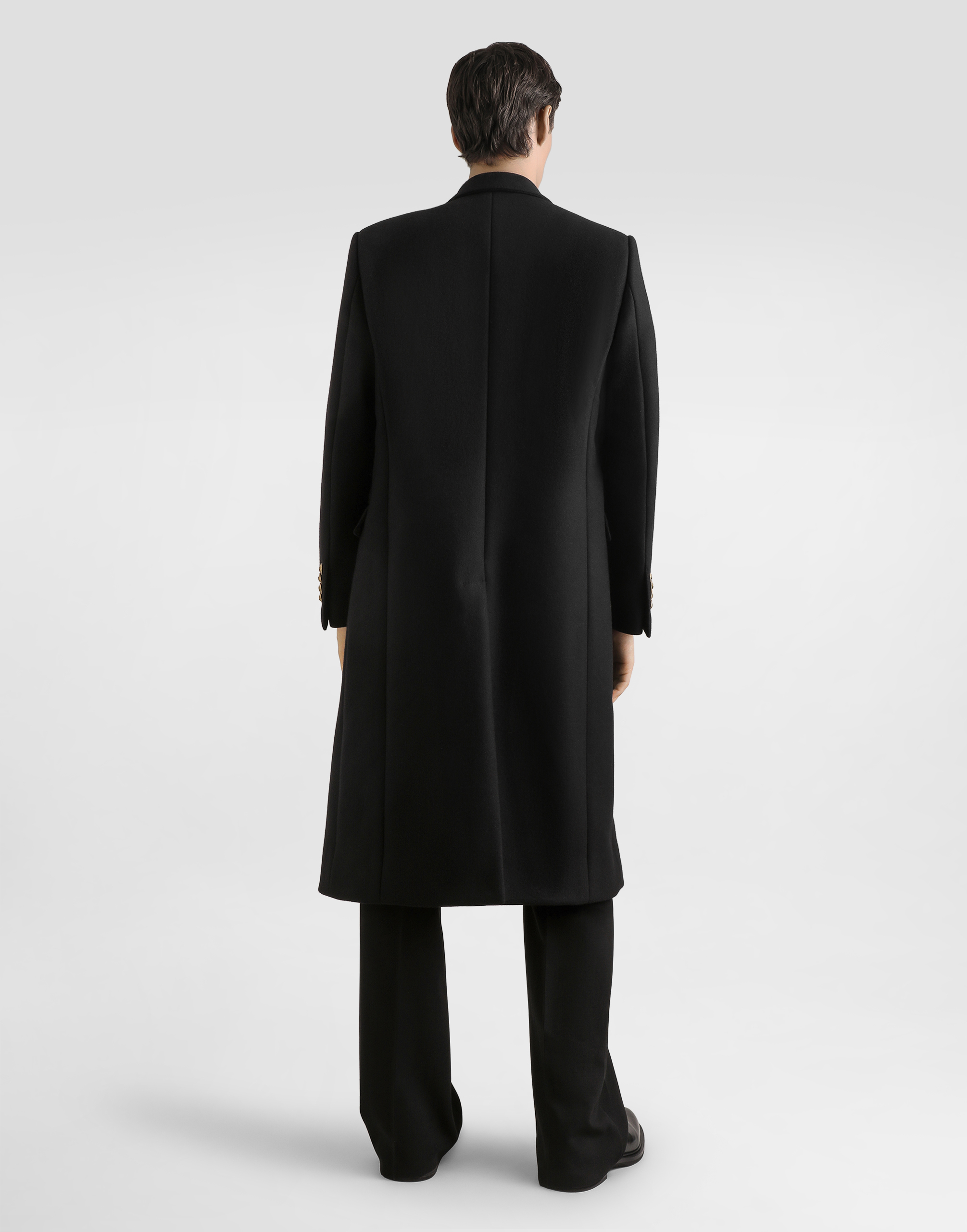 Double-breasted embellished coat