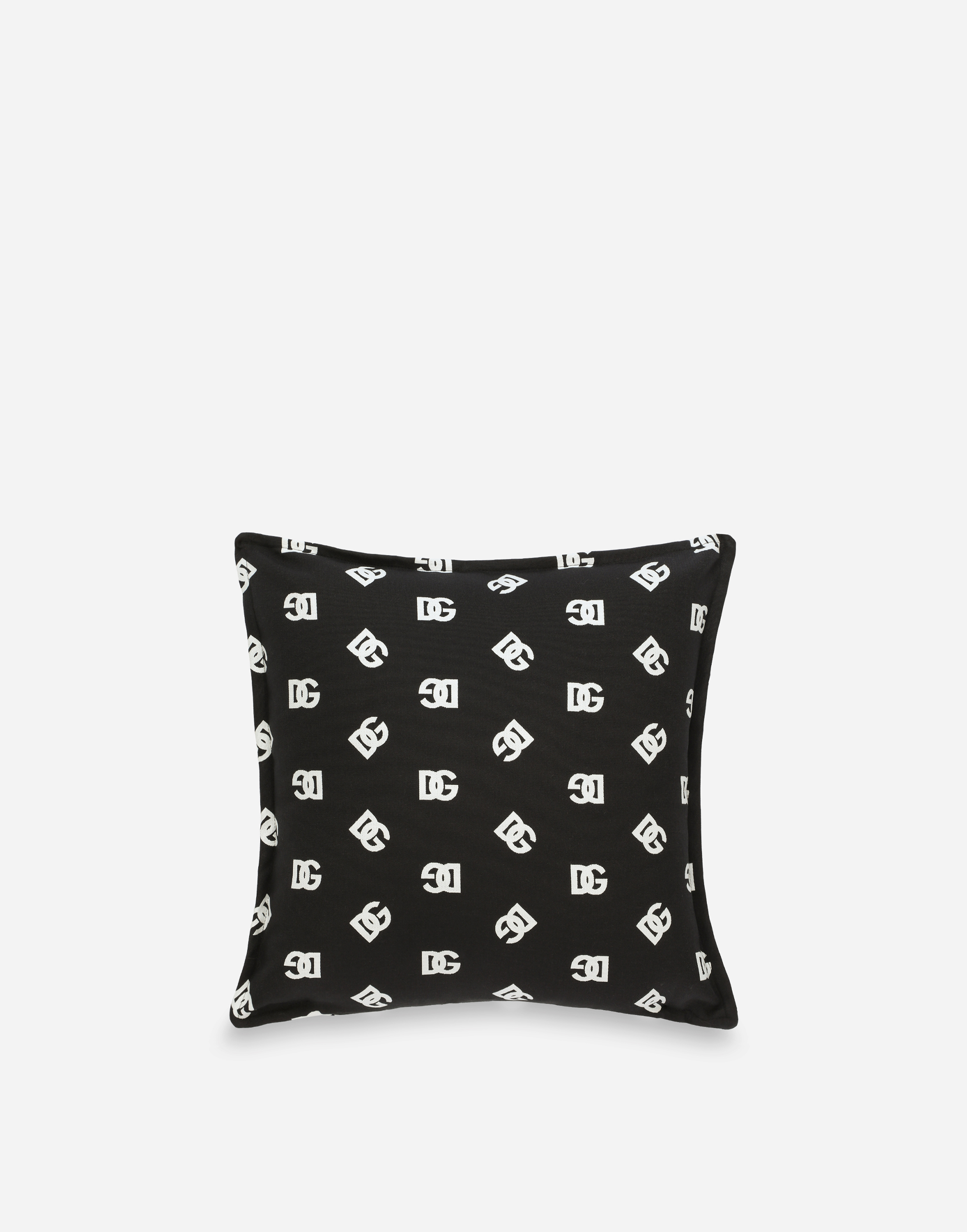 Dolce & Gabbana Canvas Cushion In Multicolor