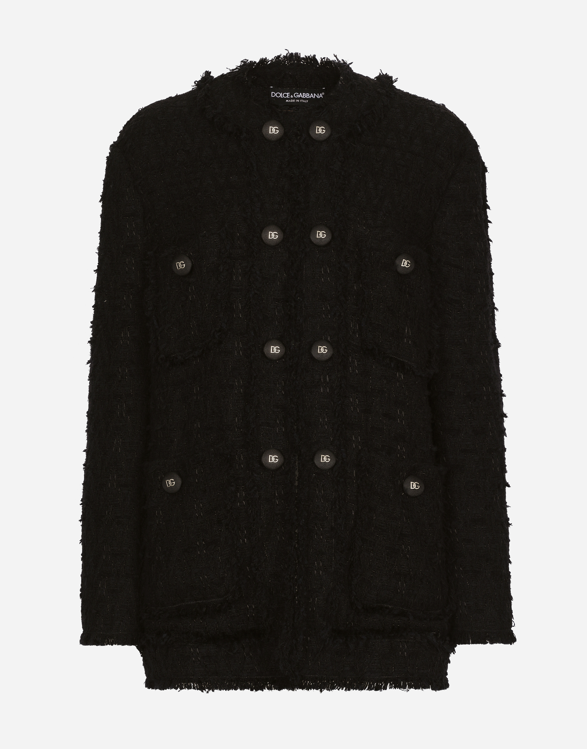 Dolce & Gabbana Single-breasted Rush-stitch Jacket - Woman Blazers Black